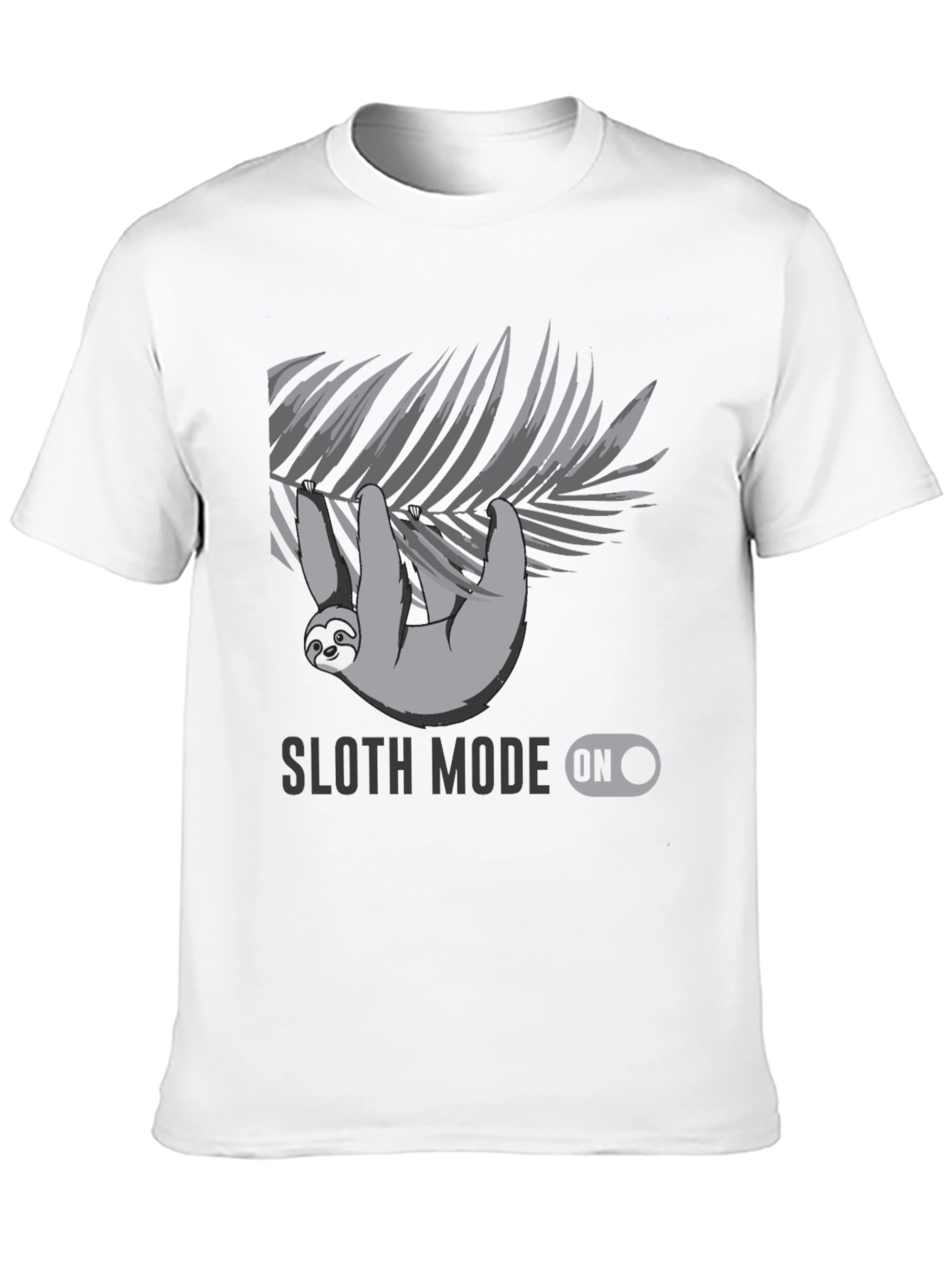 Black Sloth Mode On - Graphic T-Shirt view 10