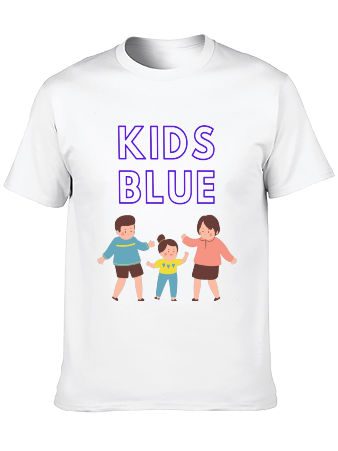Black Kids Blue Graphic Tee view 10