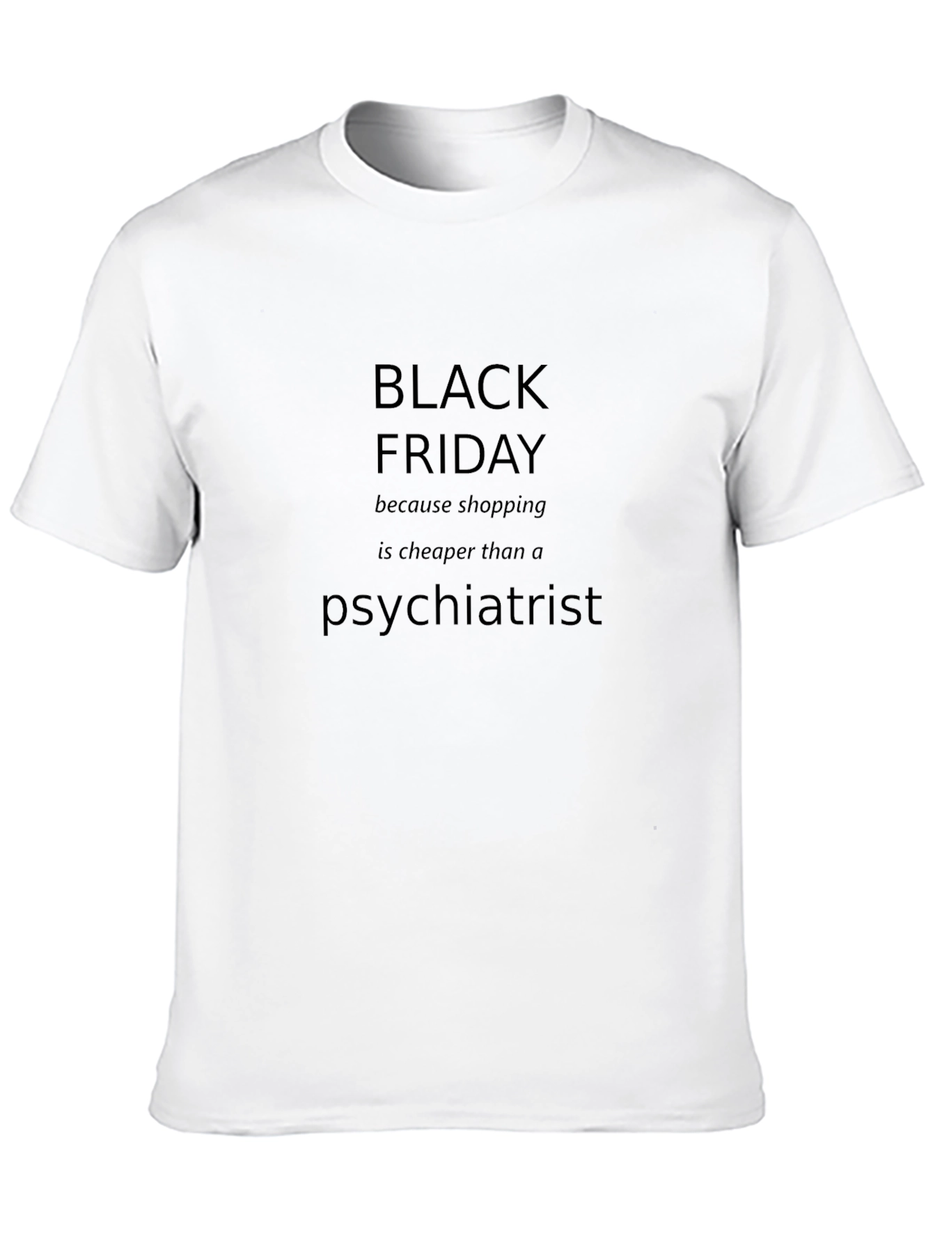 Black Black Friday Shopping T-Shirt view 10
