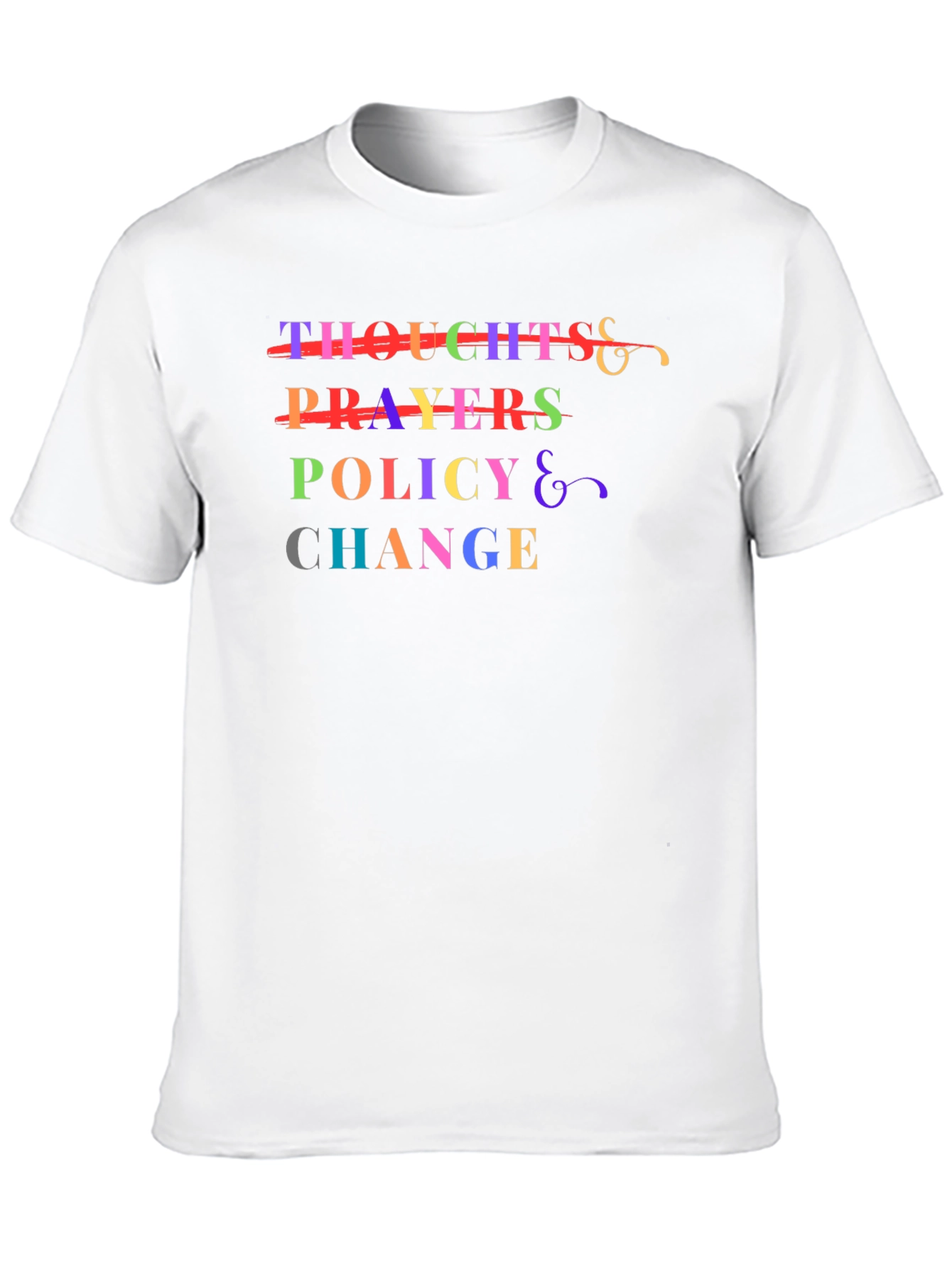 Black Policy Change T-Shirt - Activism Tee view 10