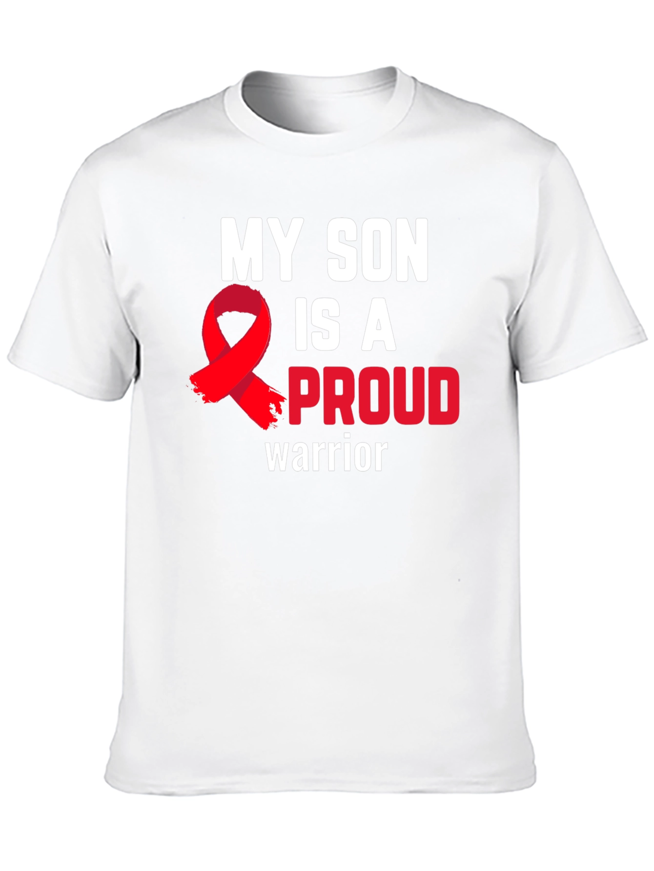 Black My Son Is A Proud Warrior T-Shirt - Support view 10