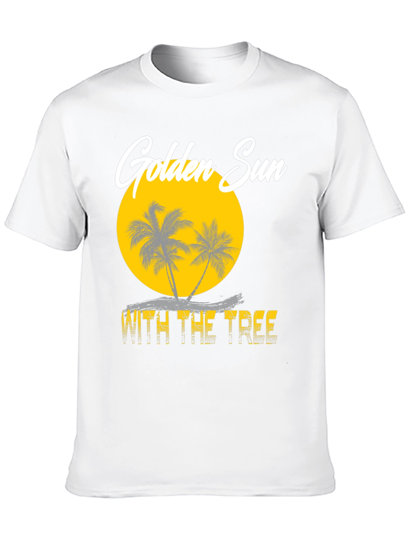 Golden Sun With The Tree Graphic Tee - 10