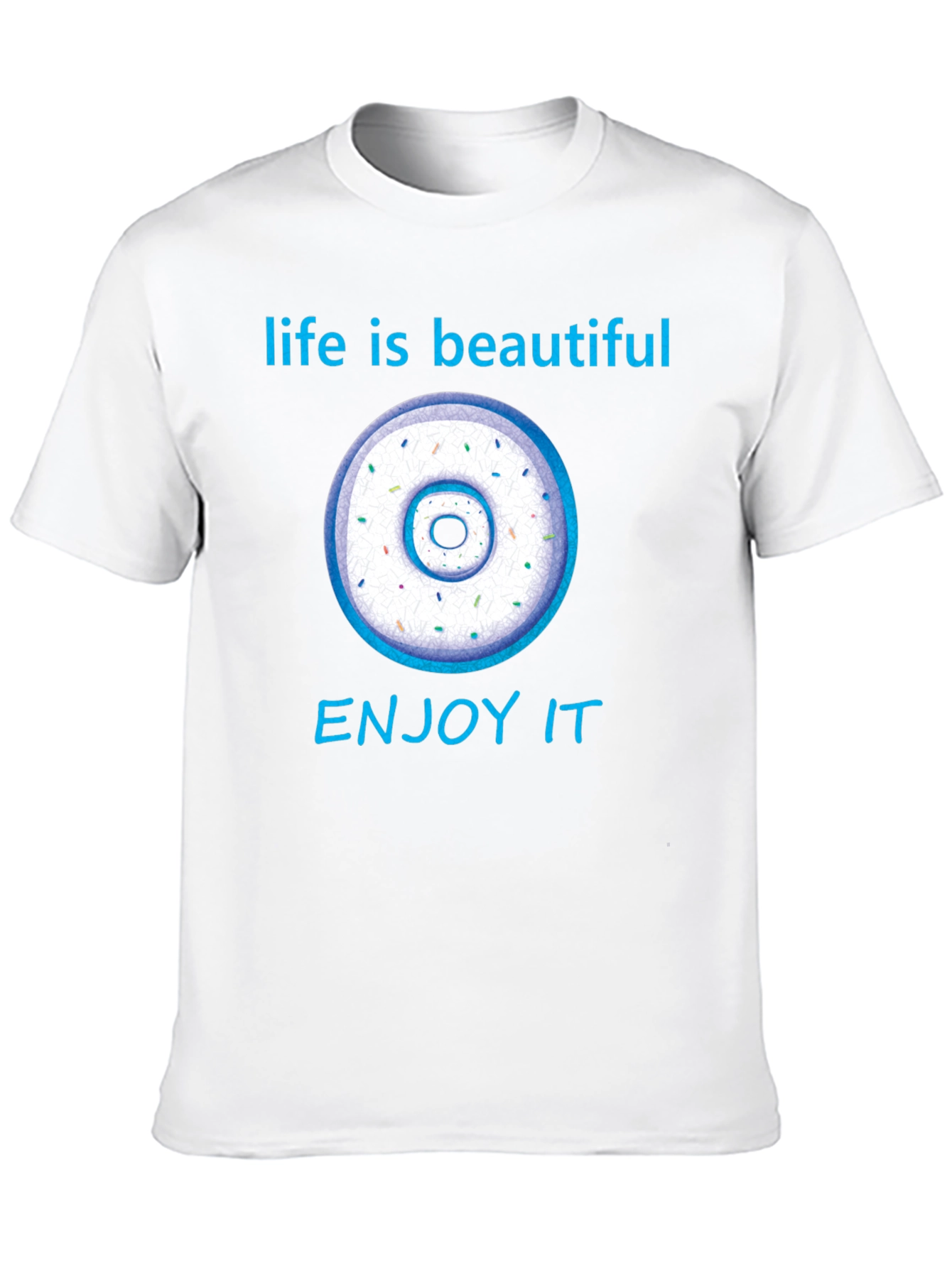 Black Life is Beautiful Donut Graphic Tee view 10