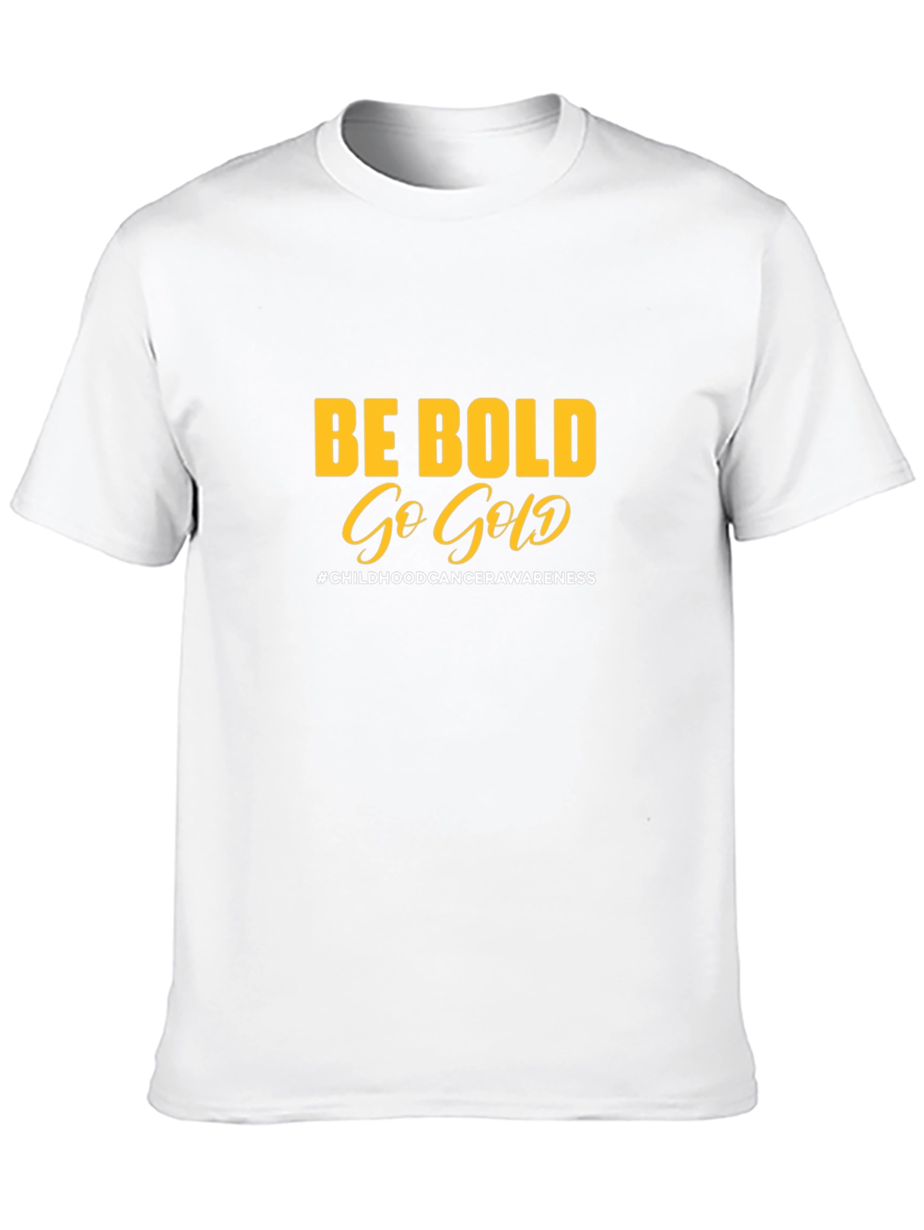 Black Be Bold Go Gold T-Shirt view 10