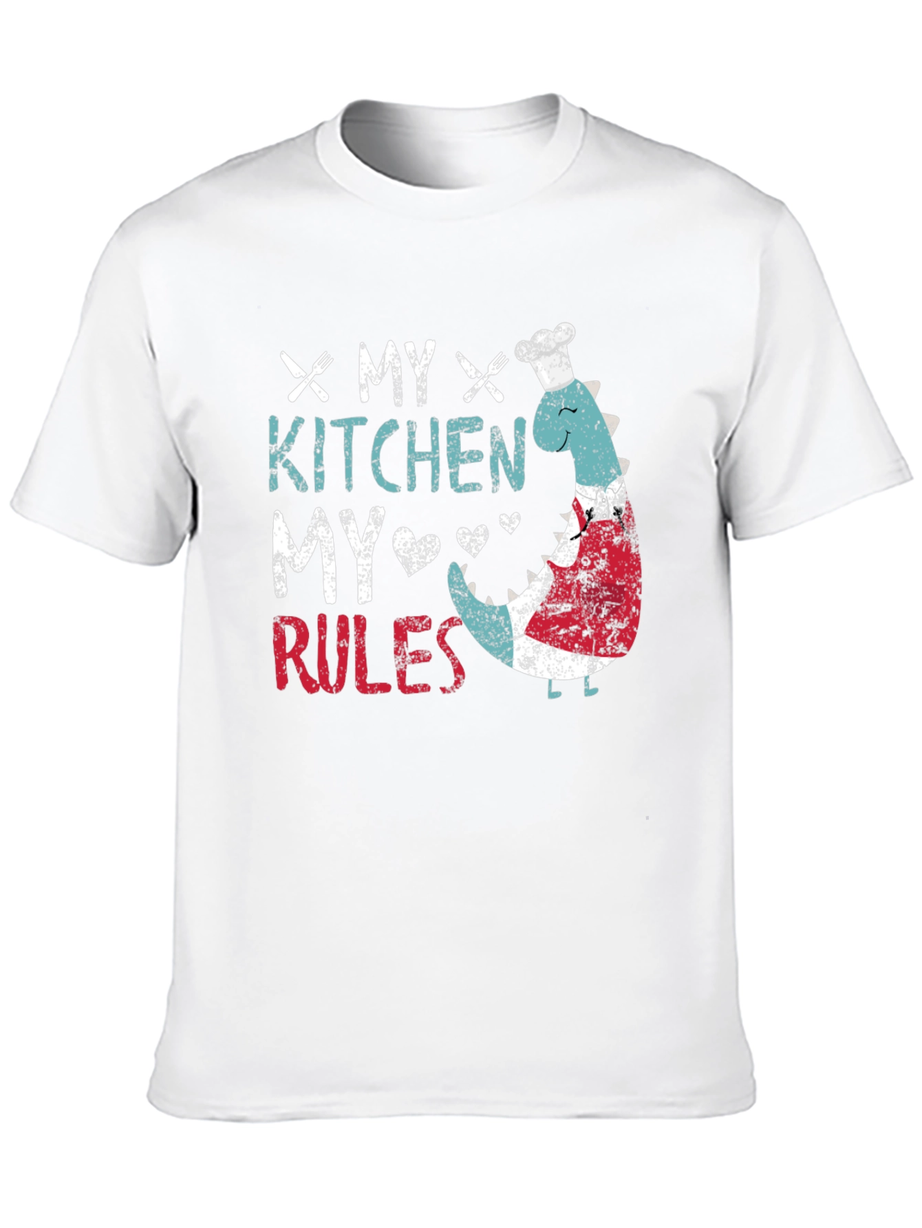 Black My Kitchen My Rules T-Shirt view 10