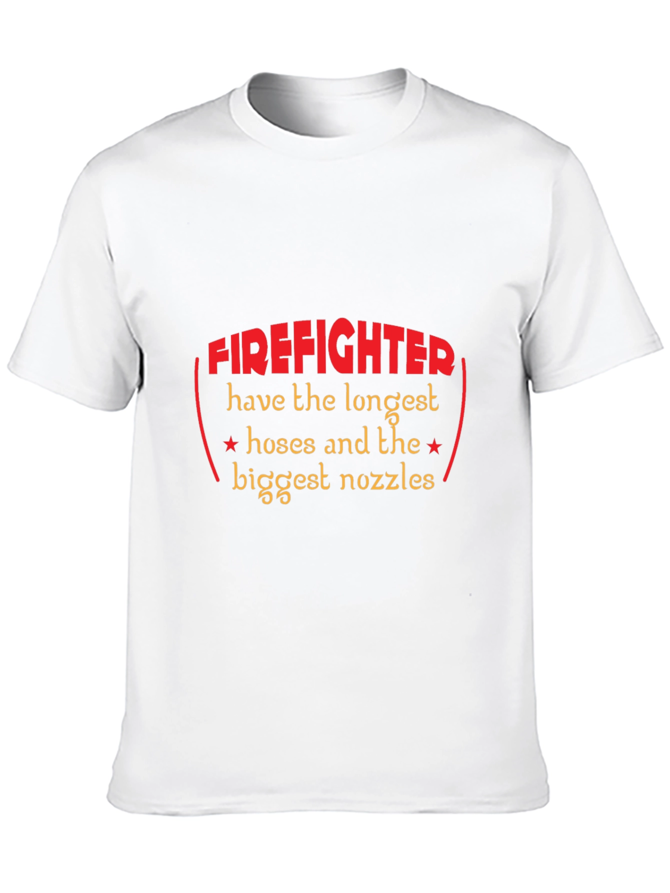 Black Firefighter Longest Hoses T-Shirt view 10