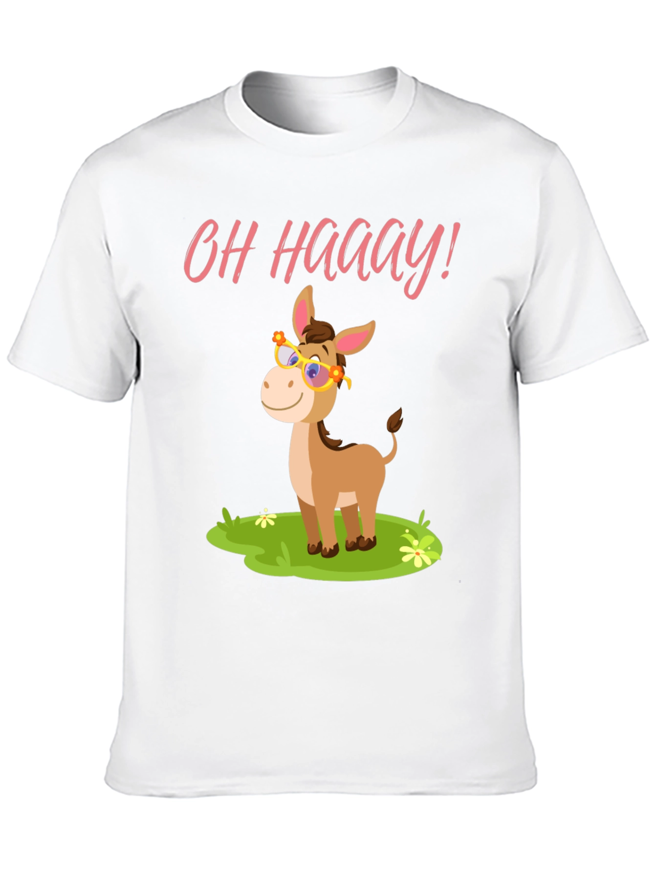 Black Funny Donkey T-Shirt - Oh Haaay! view 10