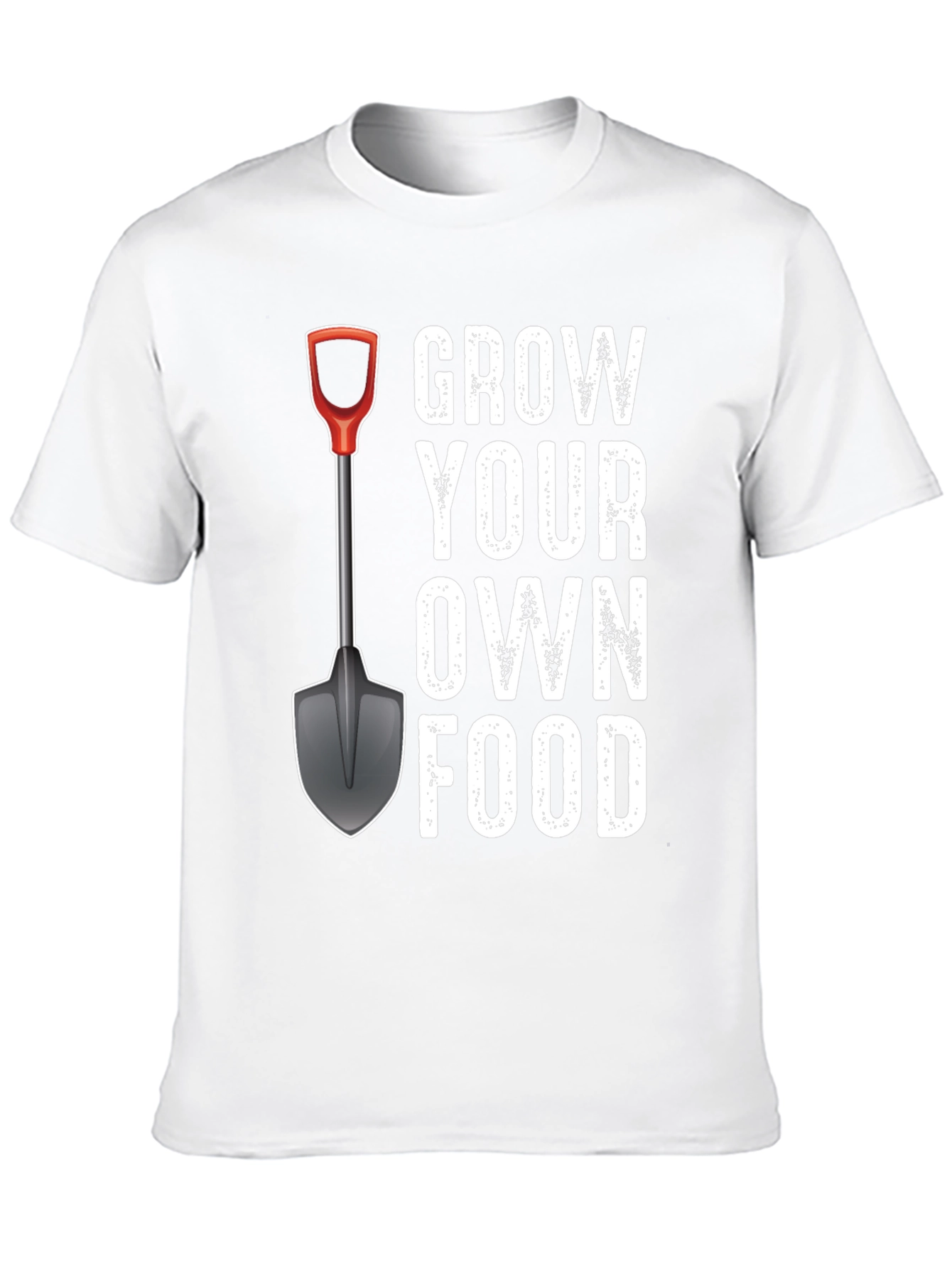Black Grow Your Own Food T-Shirt Gardening Tee view 10