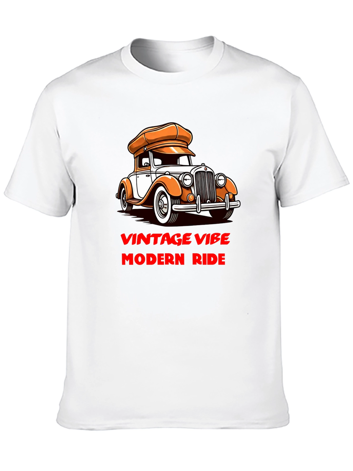 Black Vintage Car Graphic Tee - Modern Ride view 10