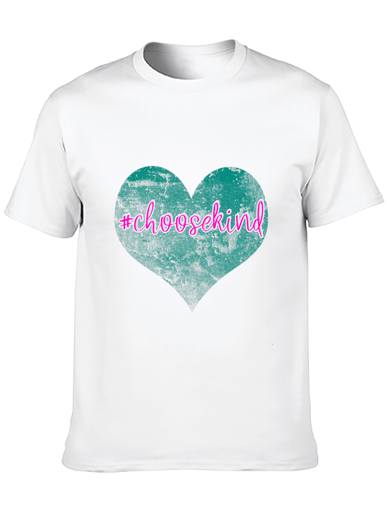 Black Choose Kind Heart Graphic Tee - Black Unisex Shirt view 10