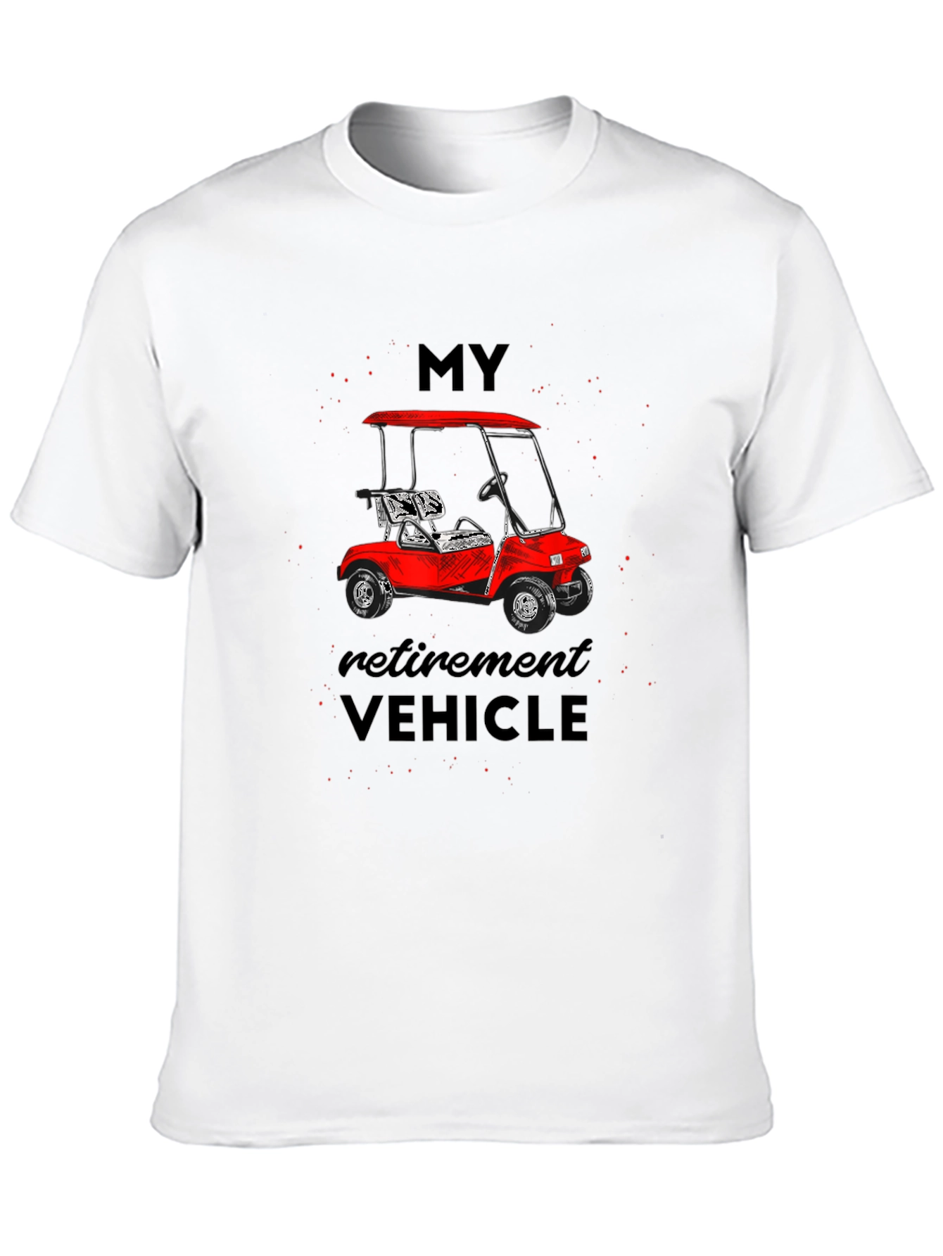 Black Retirement Vehicle Graphic T-Shirt view 10