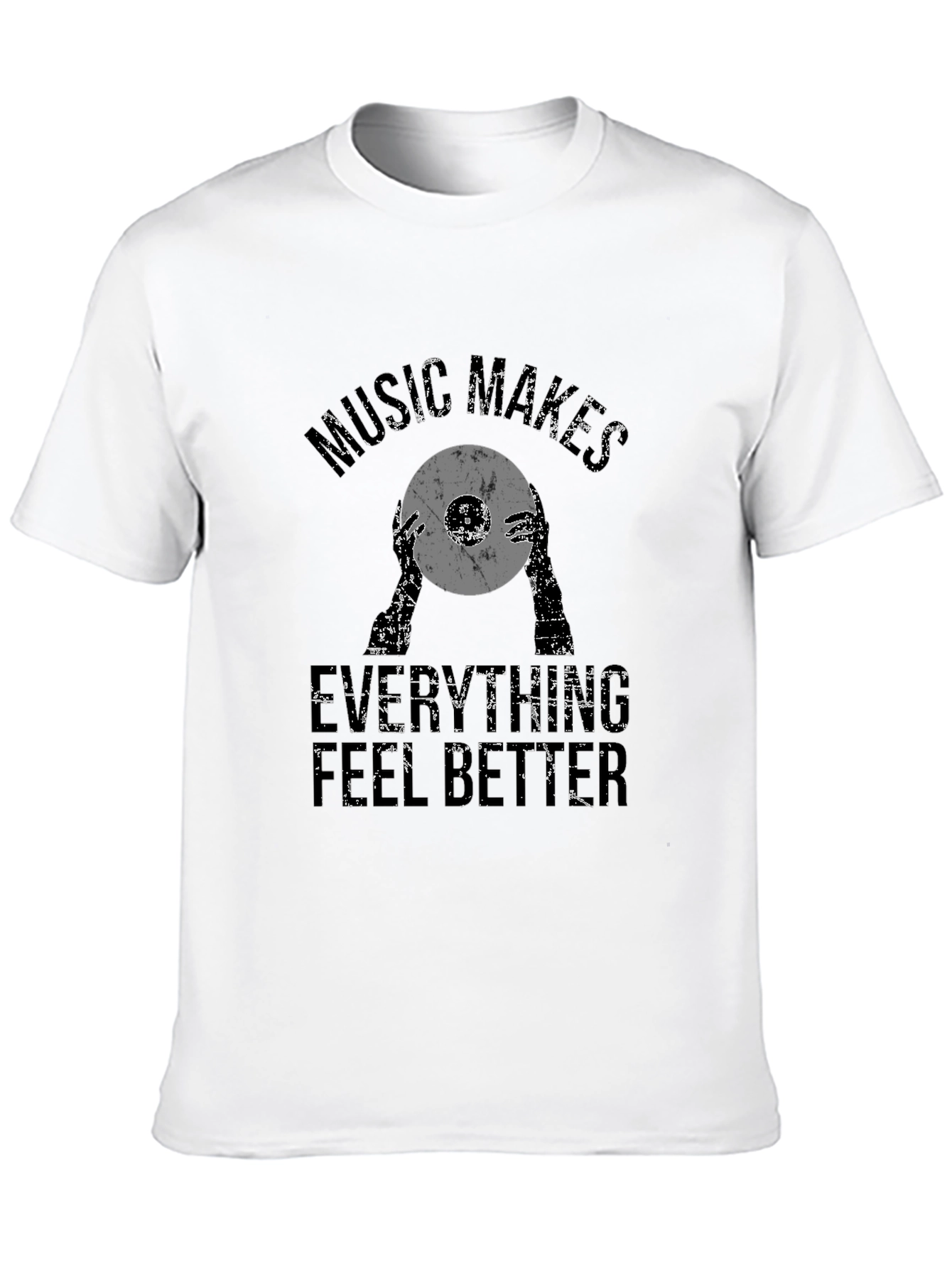 Black Music Makes Everything Better Black Tee view 10