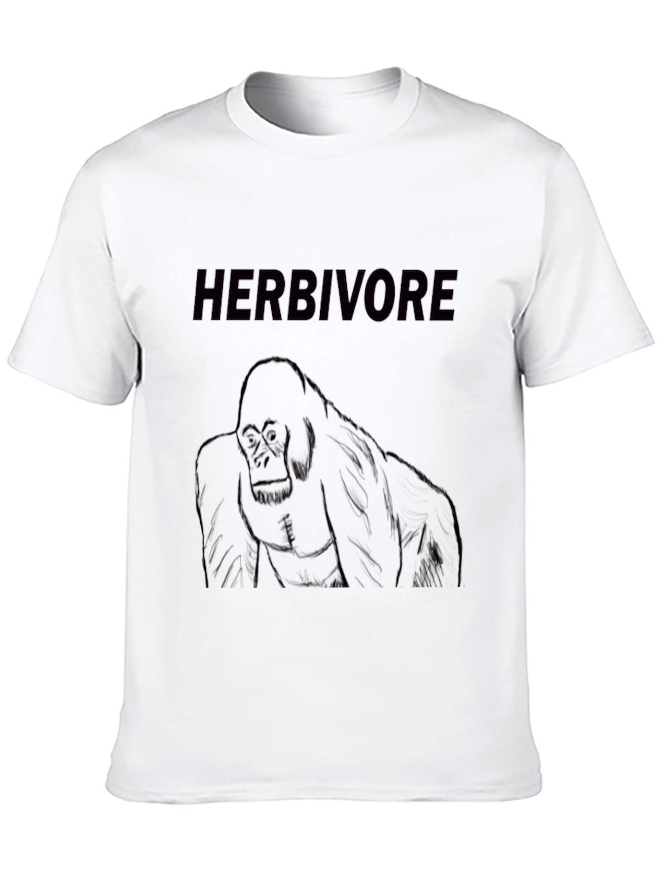 Black Herbivore Gorilla Graphic T-Shirt view 10