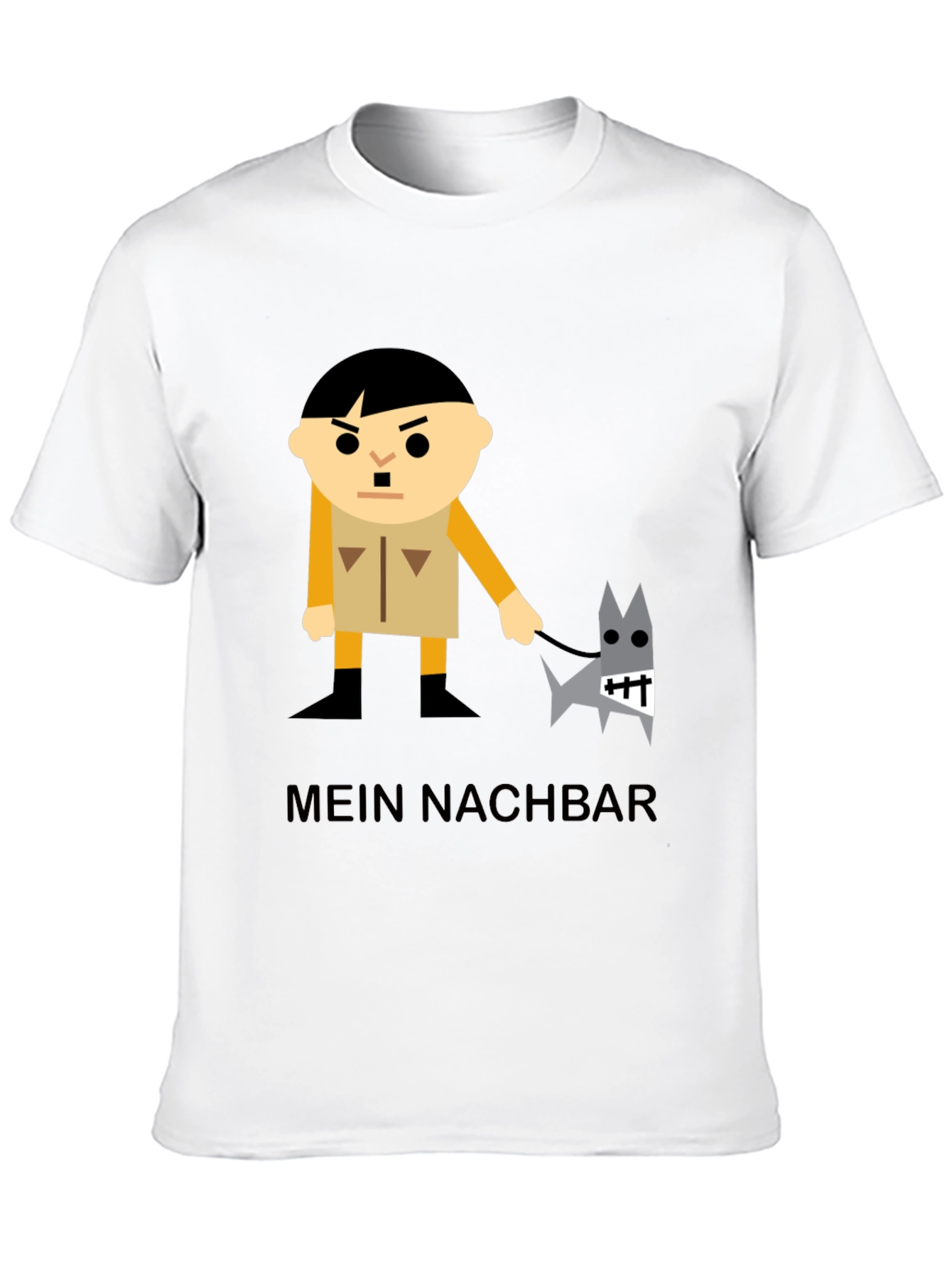 Black Mein Nachbar Graphic T-Shirt - Black view 10