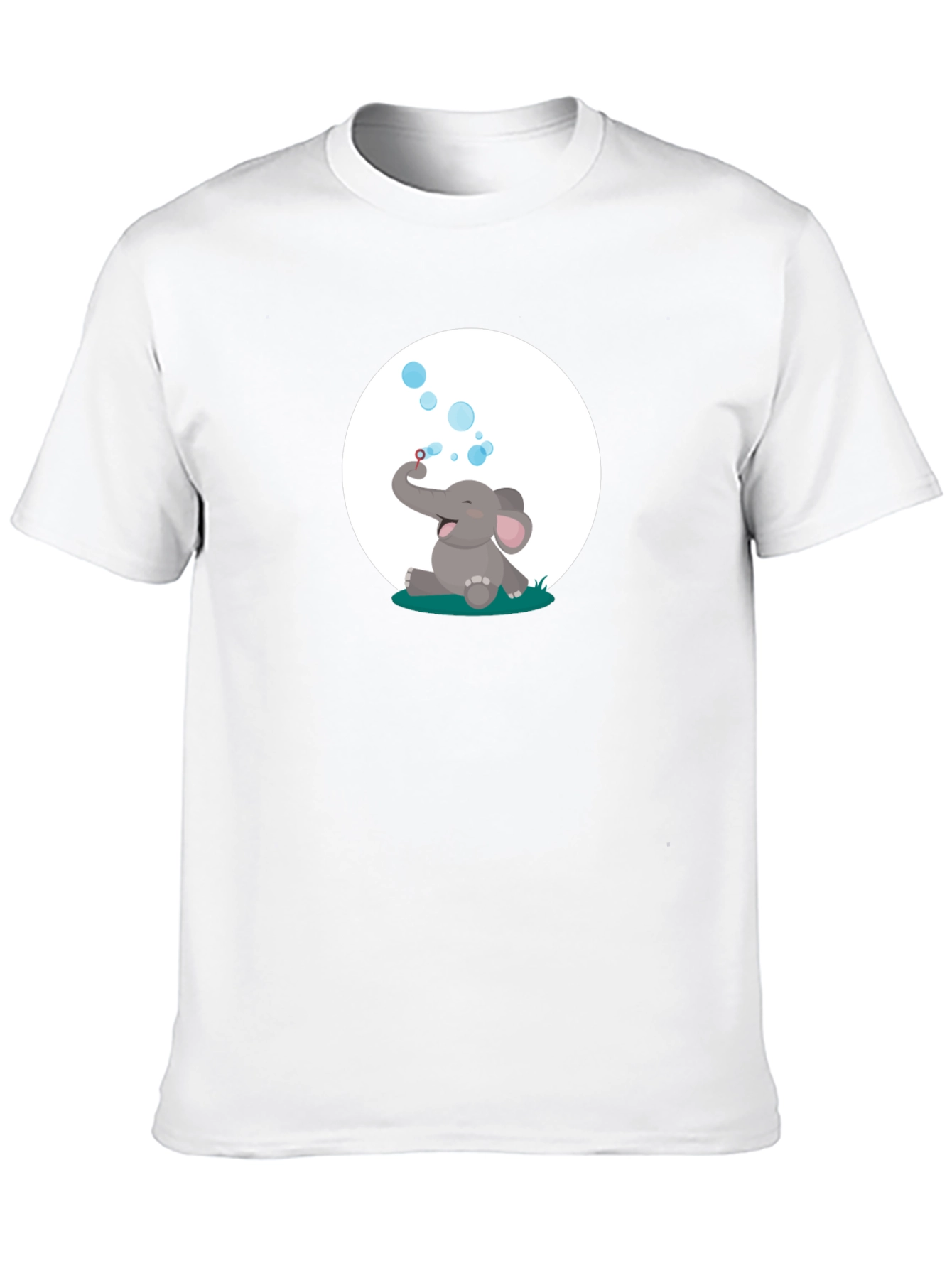 Black Elephant Bubbles Graphic Tee view 10