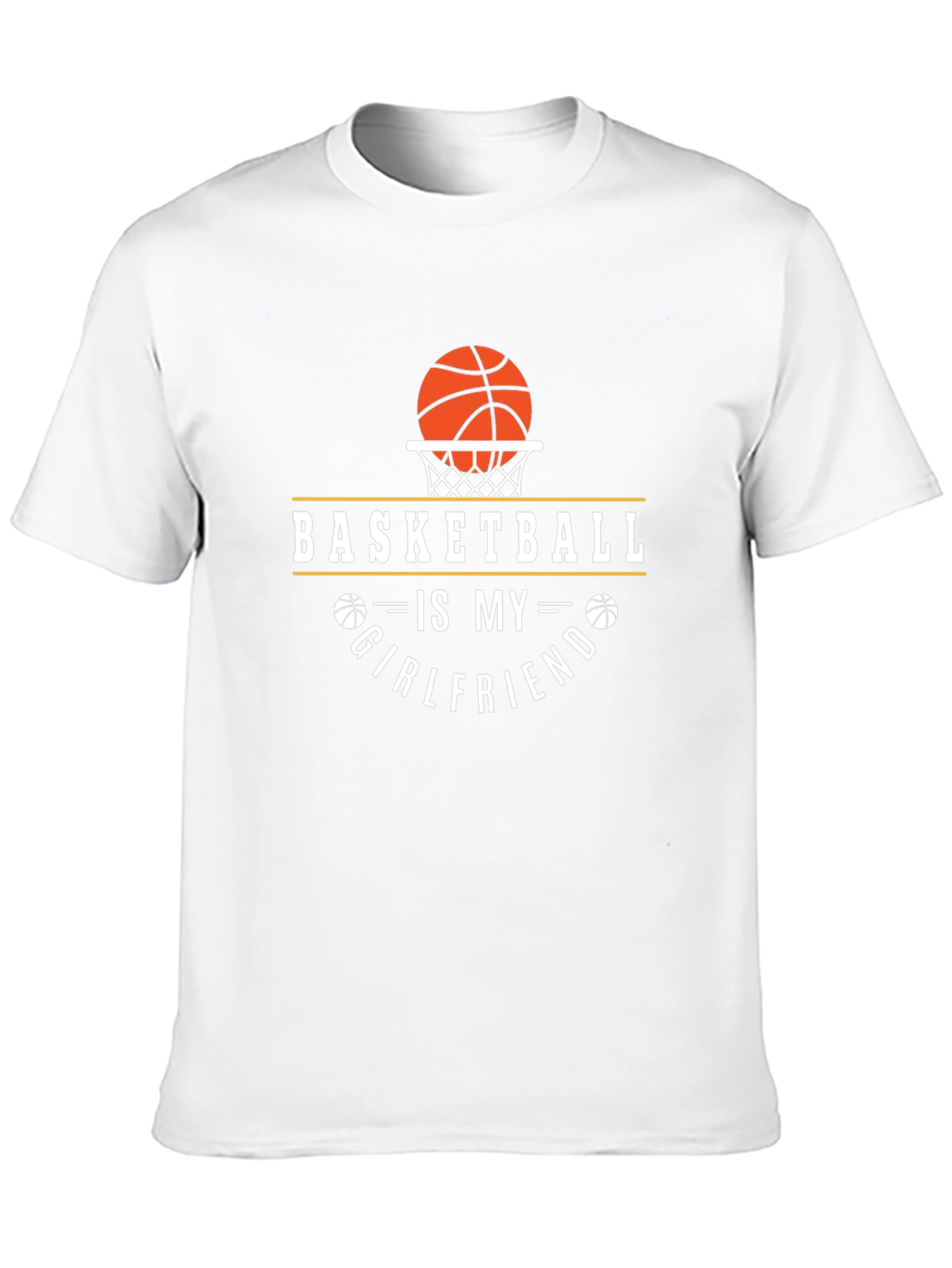 Black Basketball is My Girlfriend Graphic Tee view 10