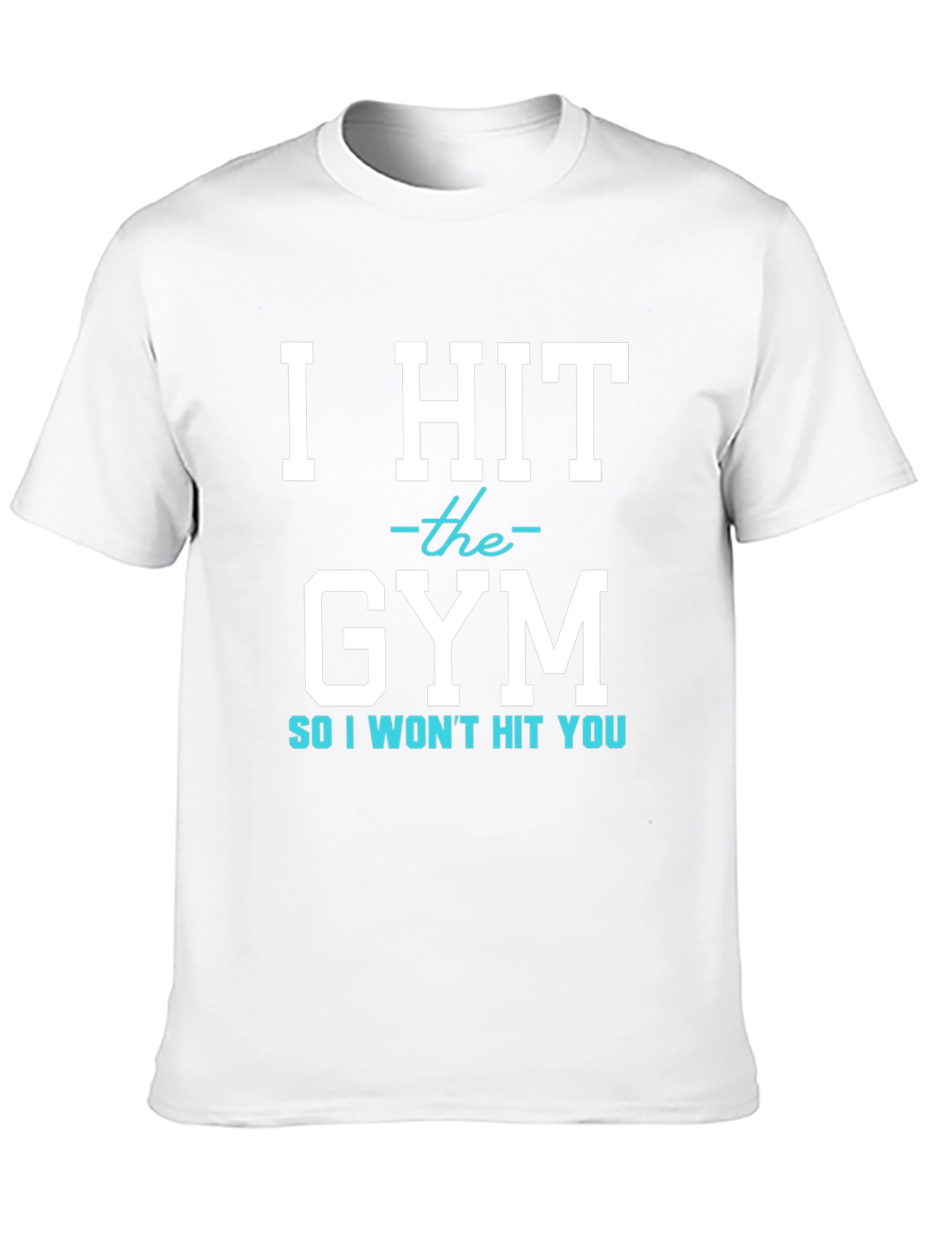 Black I Hit The Gym T-Shirt Funny Workout Tee view 10