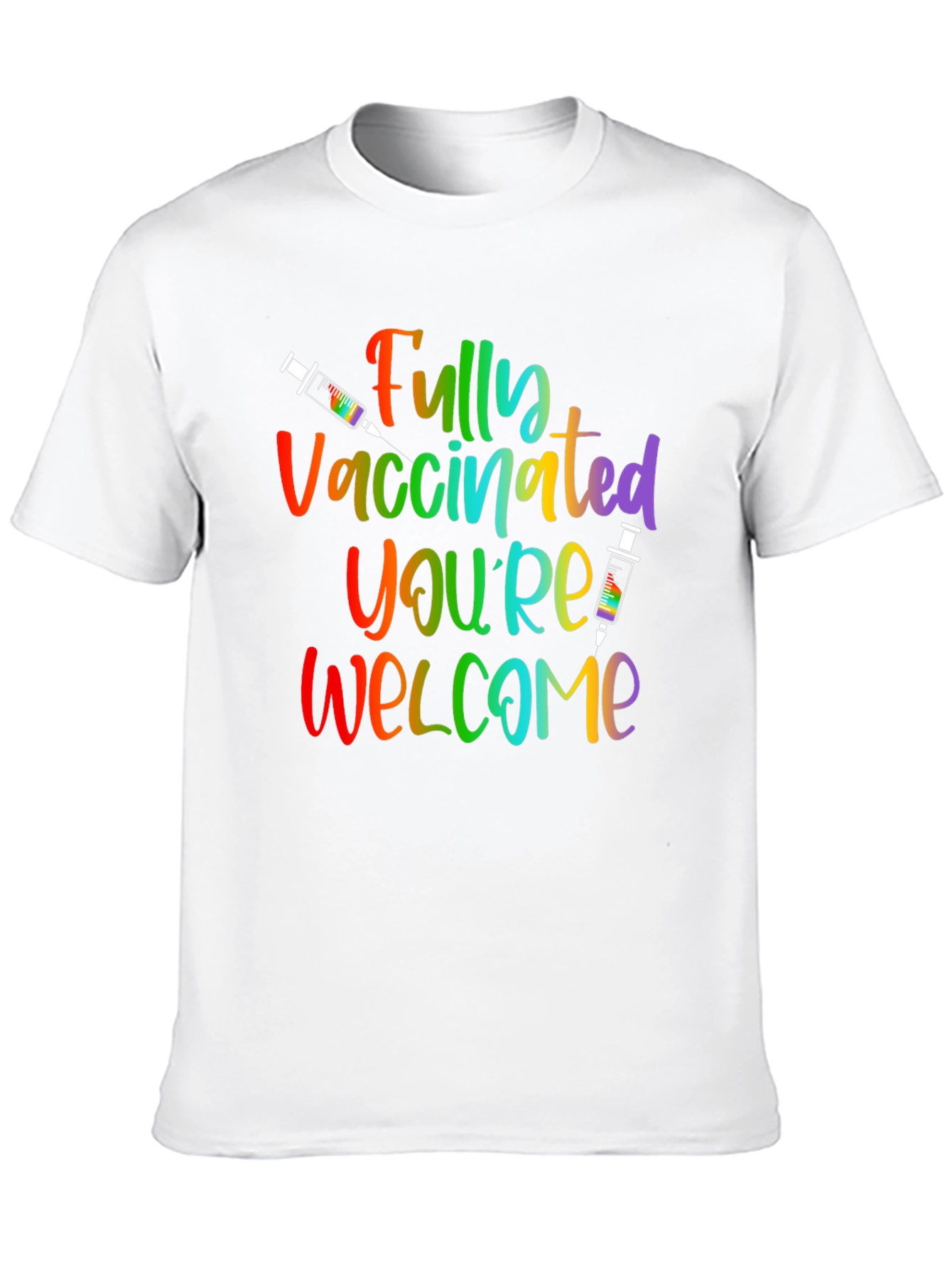 Black Fully Vaccinated Pride T-Shirt view 10