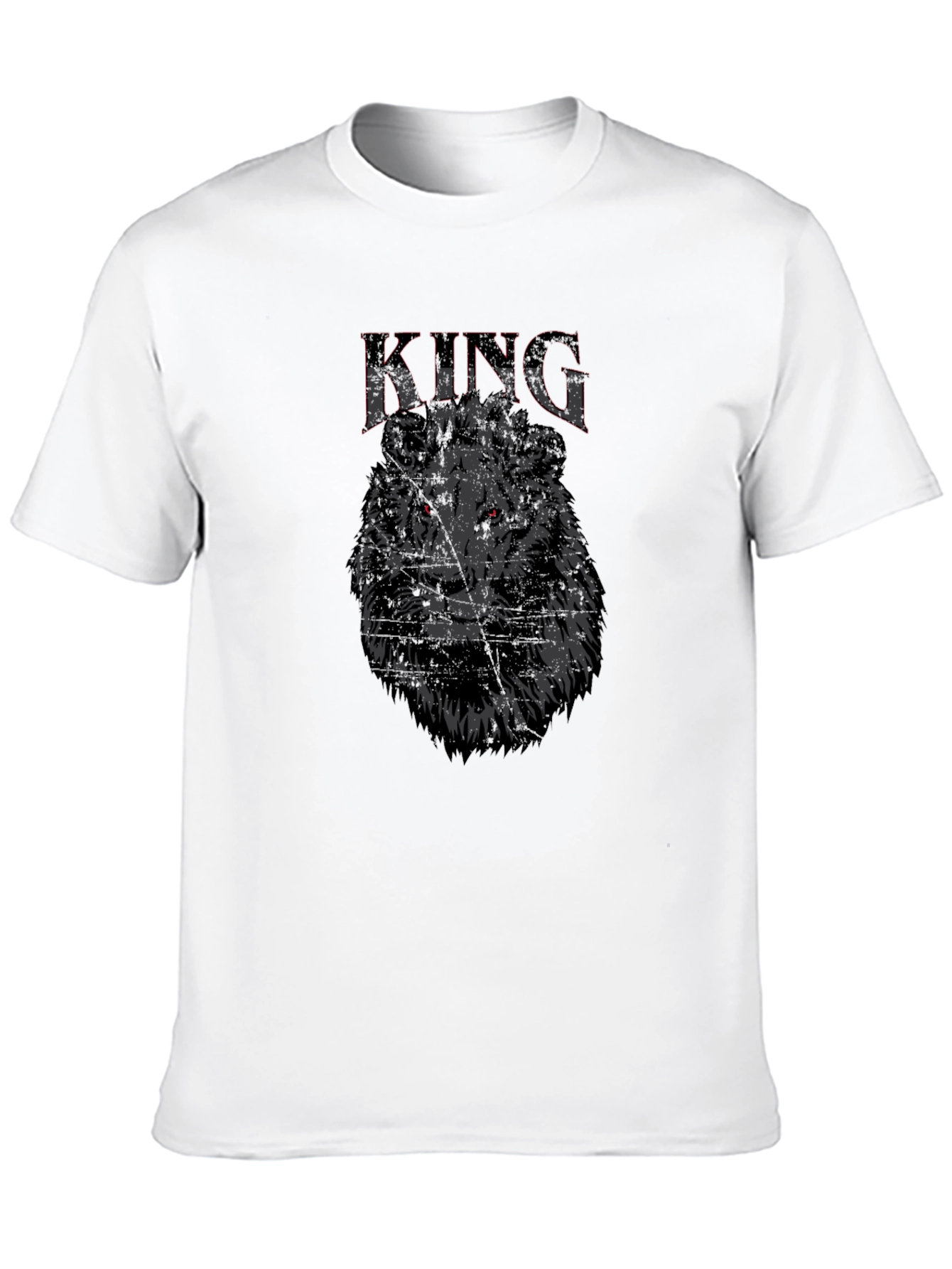 Black Lion King Graphic T-Shirt - Black view 10
