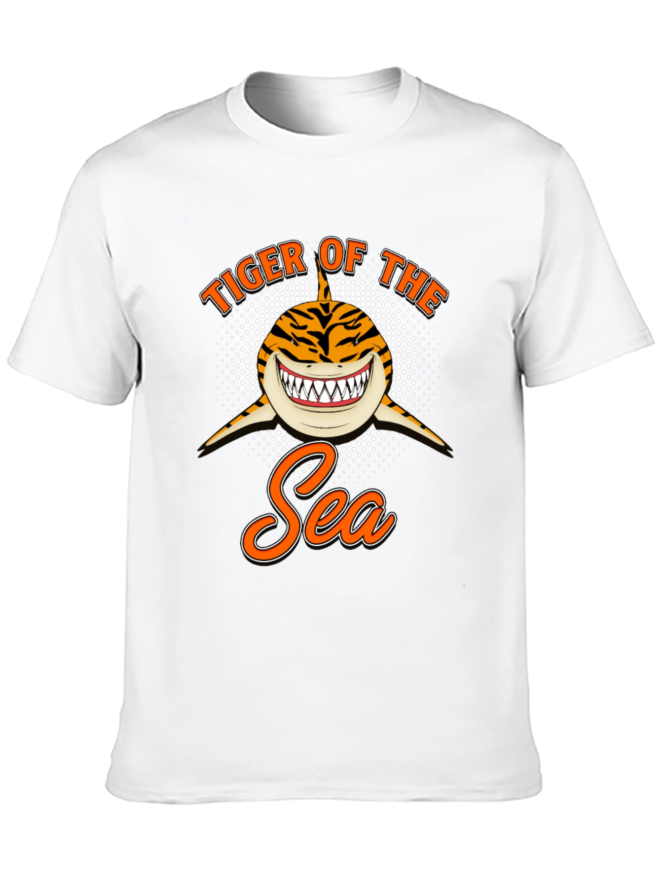 Black Tiger Shark T-Shirt - Tiger of the Sea Graphic Tee view 10