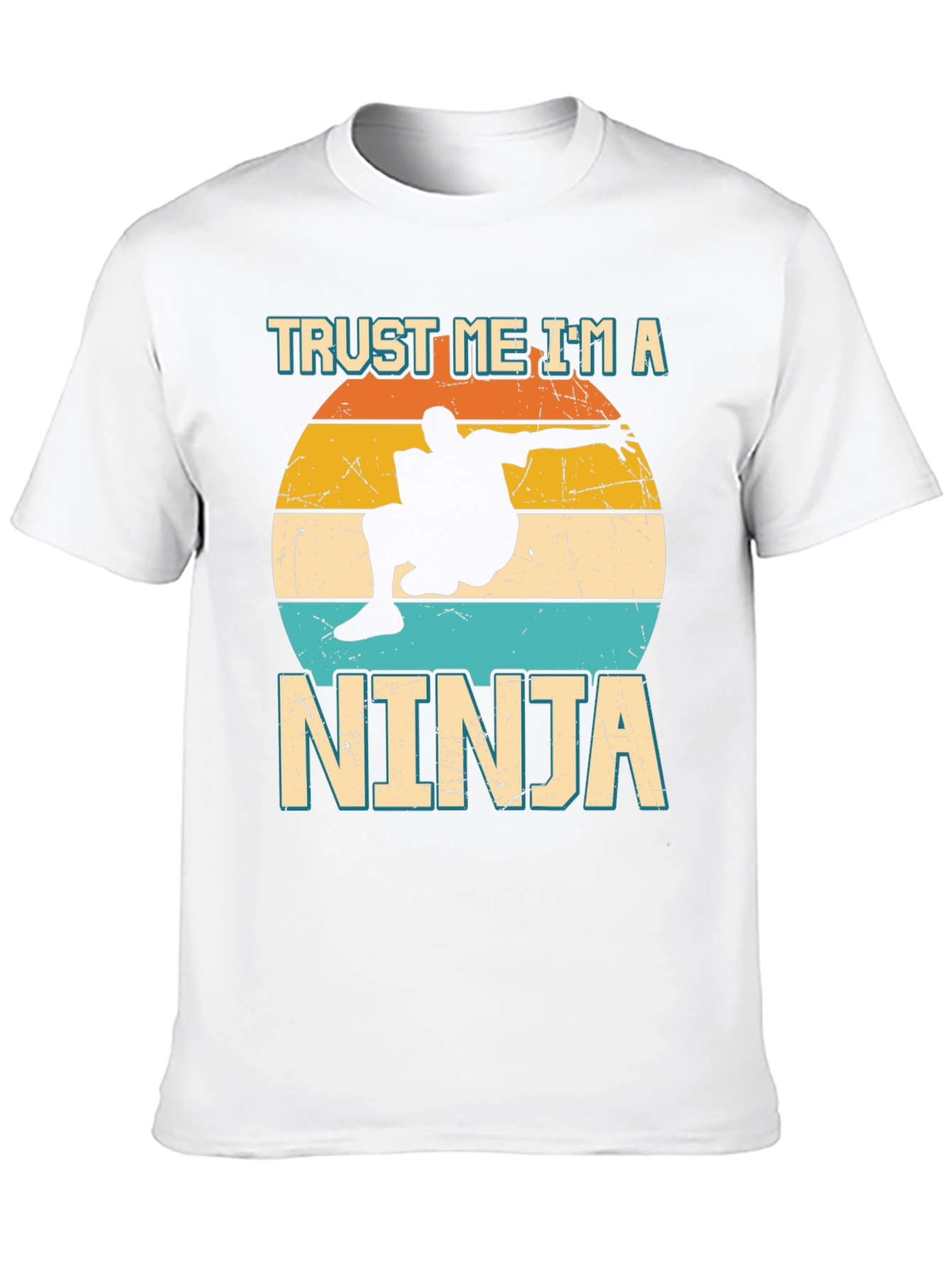Black Trust Me I'm a Ninja T-Shirt Funny Novelty Tee view 10