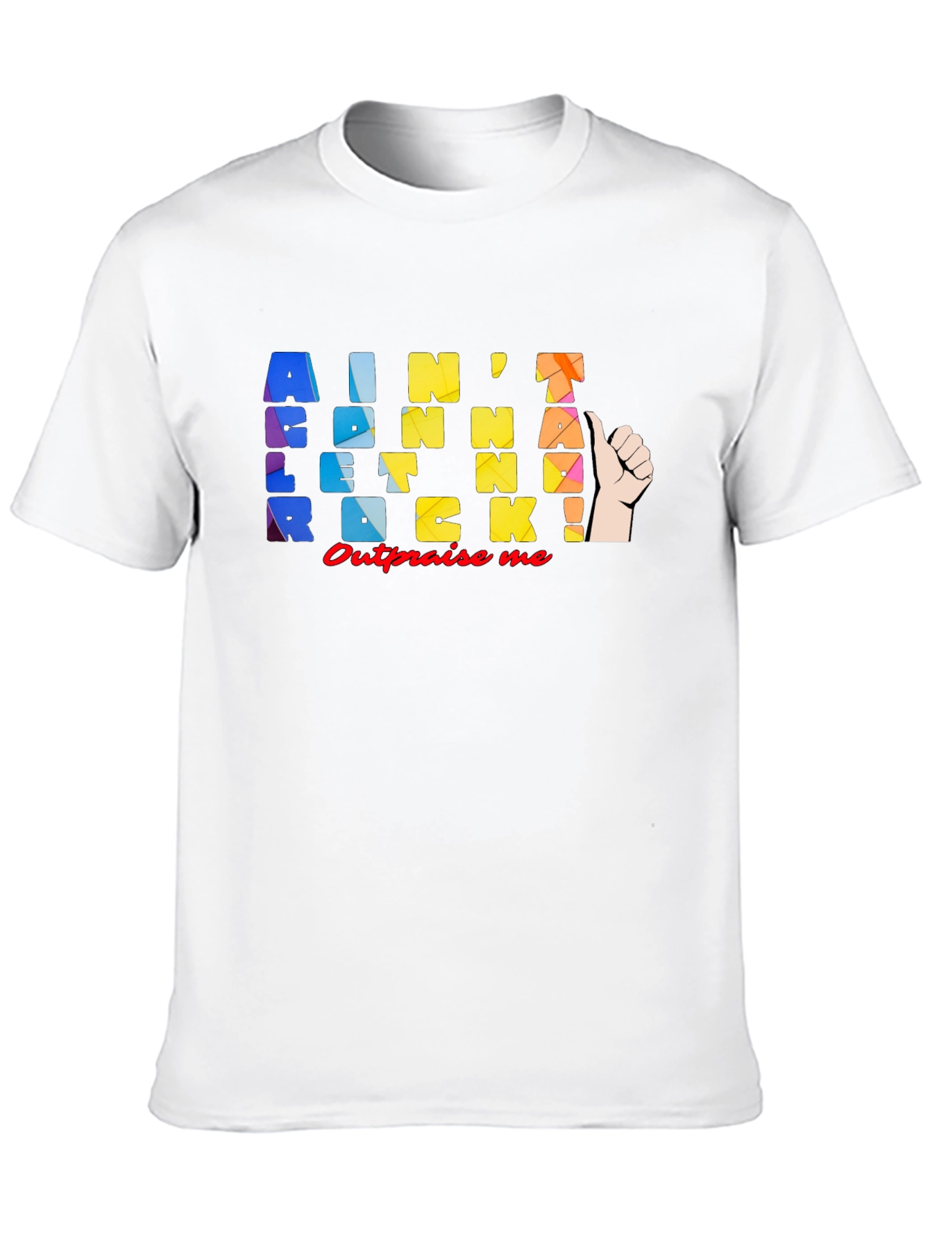 Black Ain't Gonna Rock! Graphic T-Shirt view 10