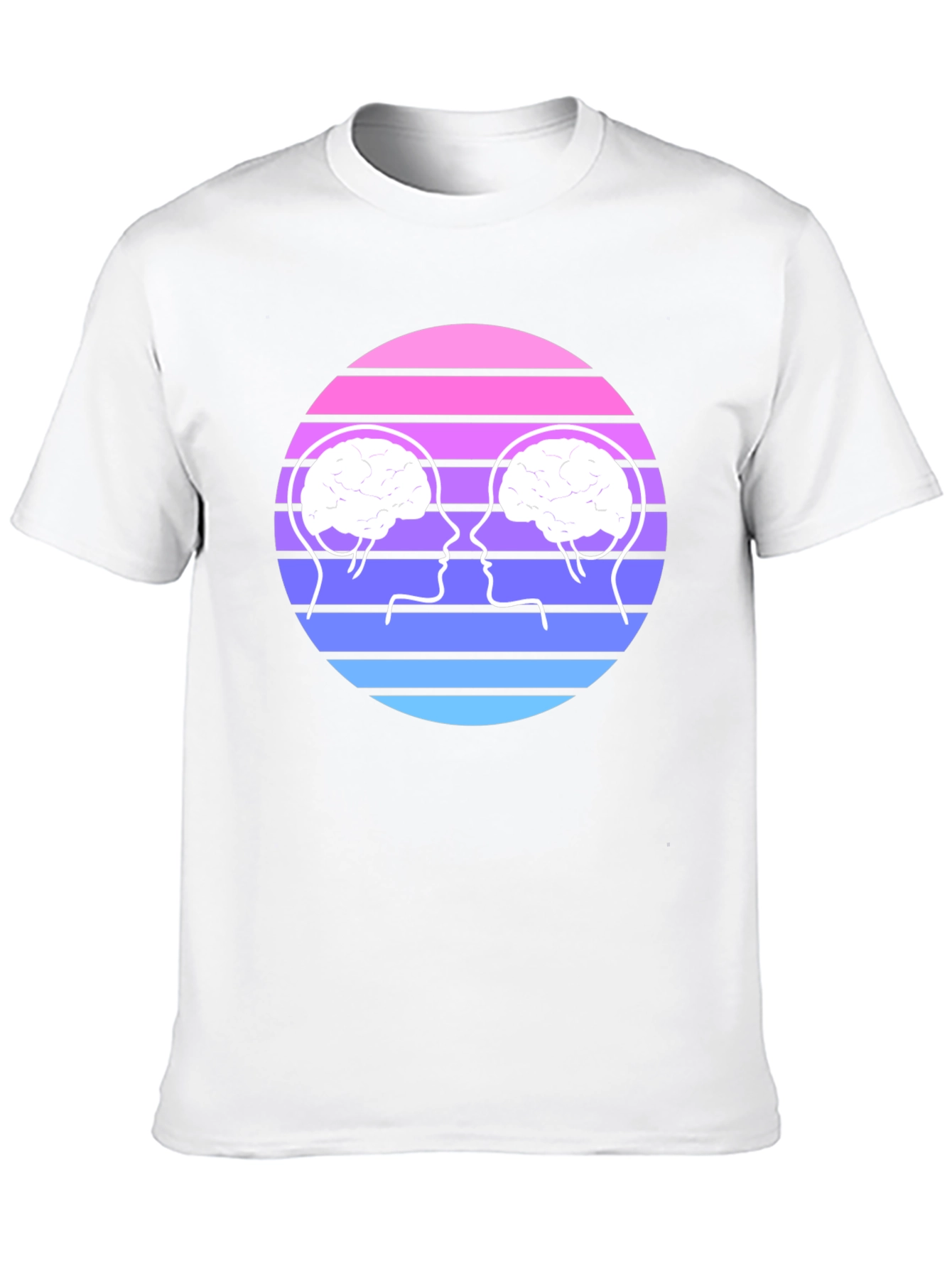 Black Brain Connection Graphic Tee - Unisex Cotton T-Shirt view 10