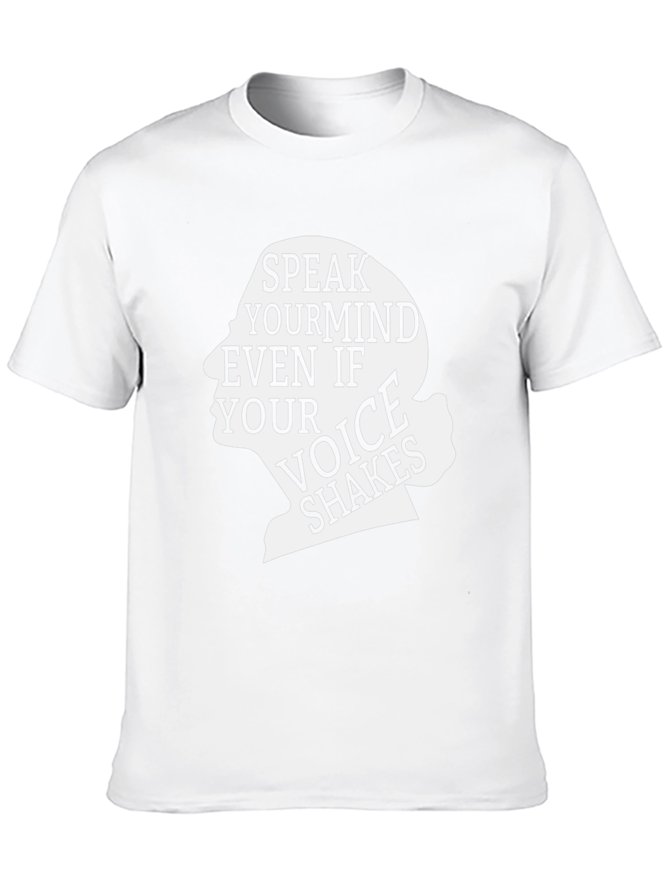 Black Speak Your Mind Graphic Tee - Inspiring Black T-Shirt view 10