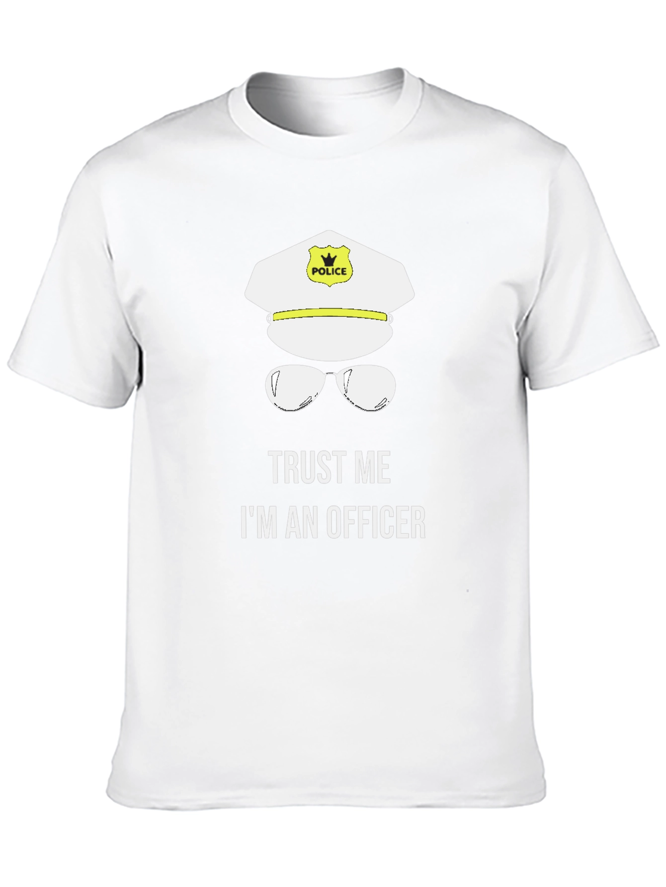 Black Trust Me I'm An Officer T-Shirt Funny Police Tee view 10