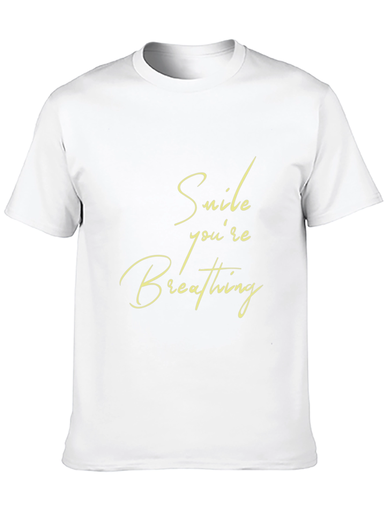 Black Smile You're Breathing Black T-Shirt view 10