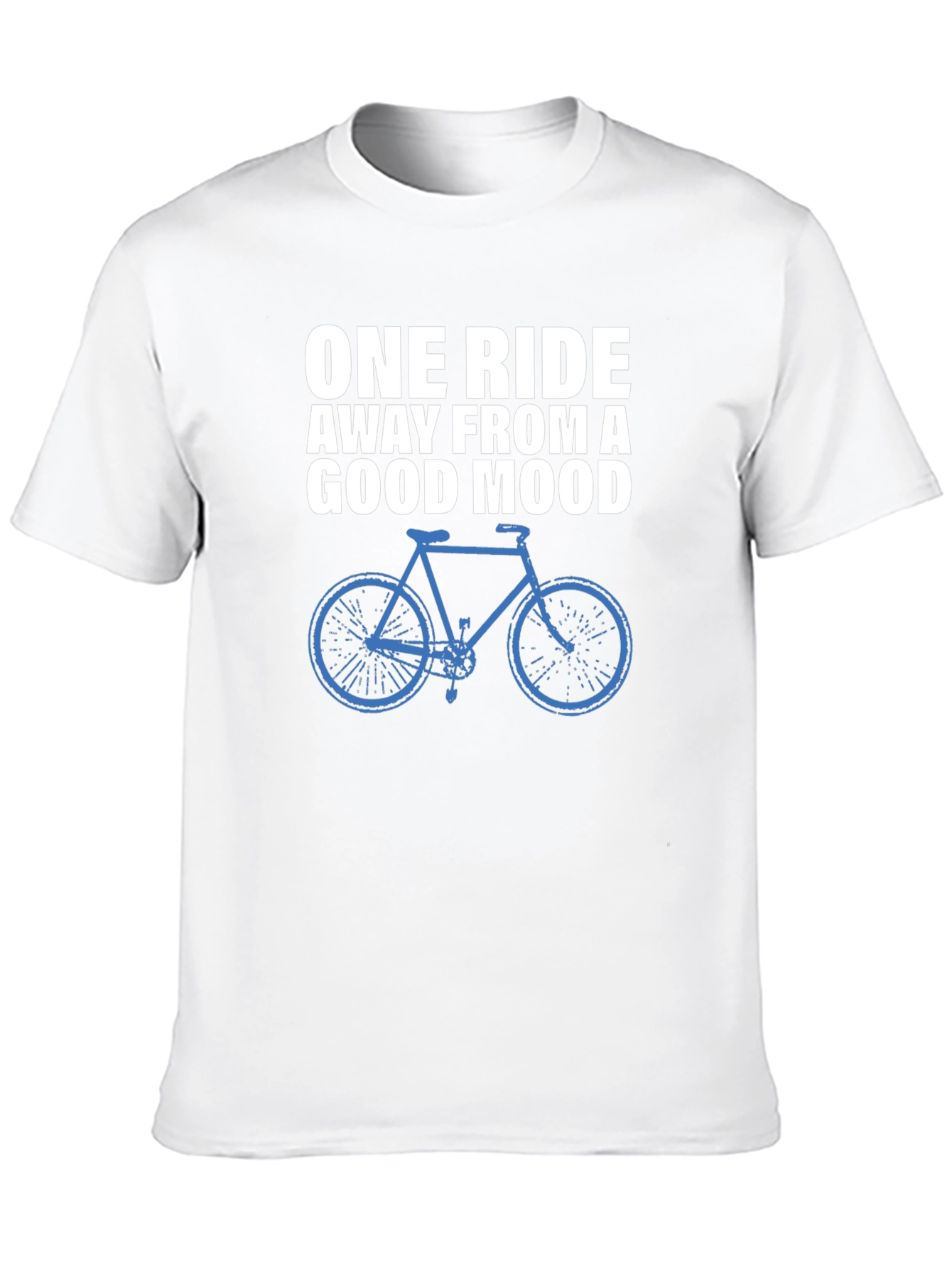 Black Cycling Mood T-Shirt: One Ride Away view 10