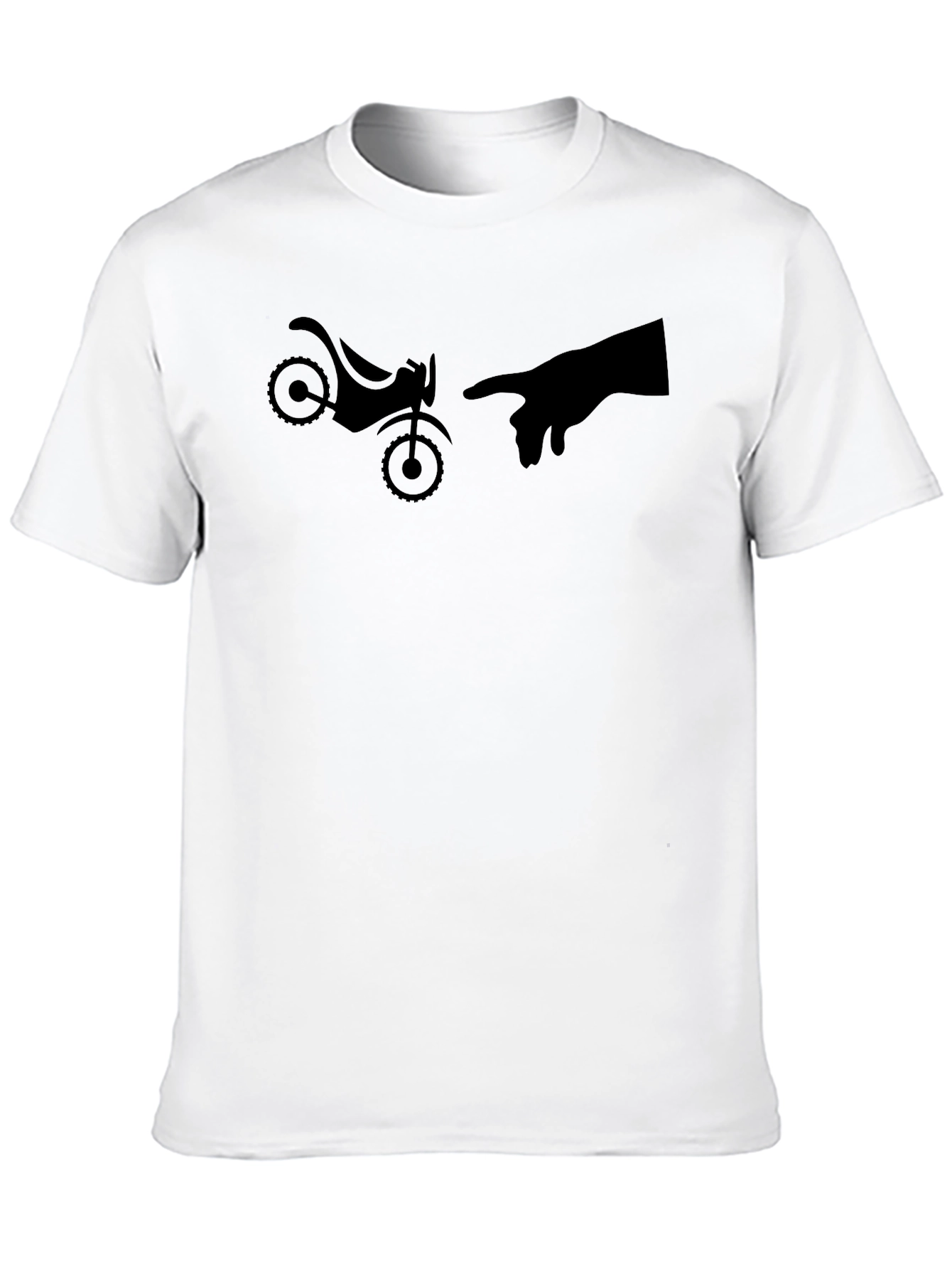 Black Motorcycle Creation T-Shirt - Ride On! view 10