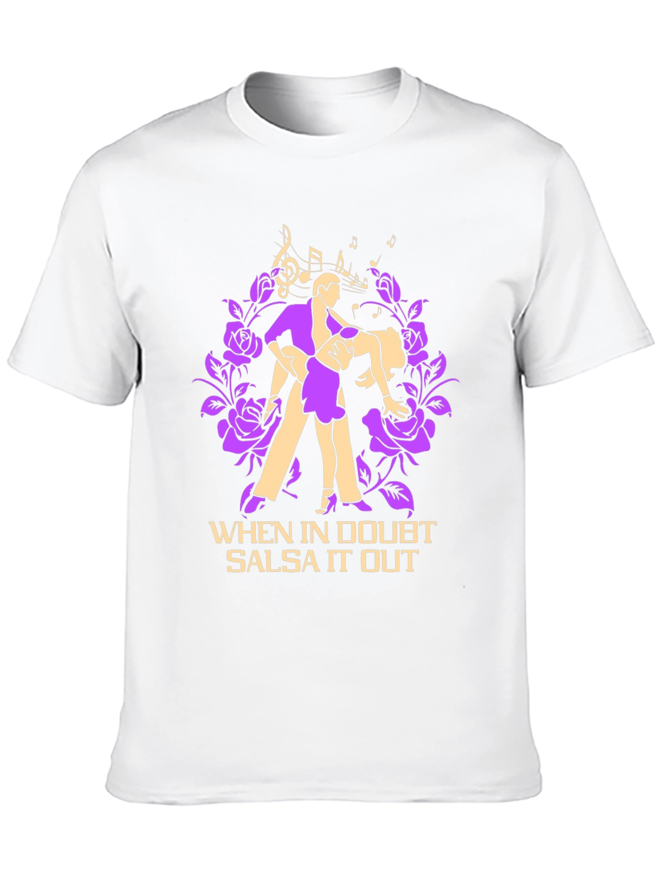 Black Salsa Dance Graphic Tee - When in Doubt, Salsa it Out! view 10