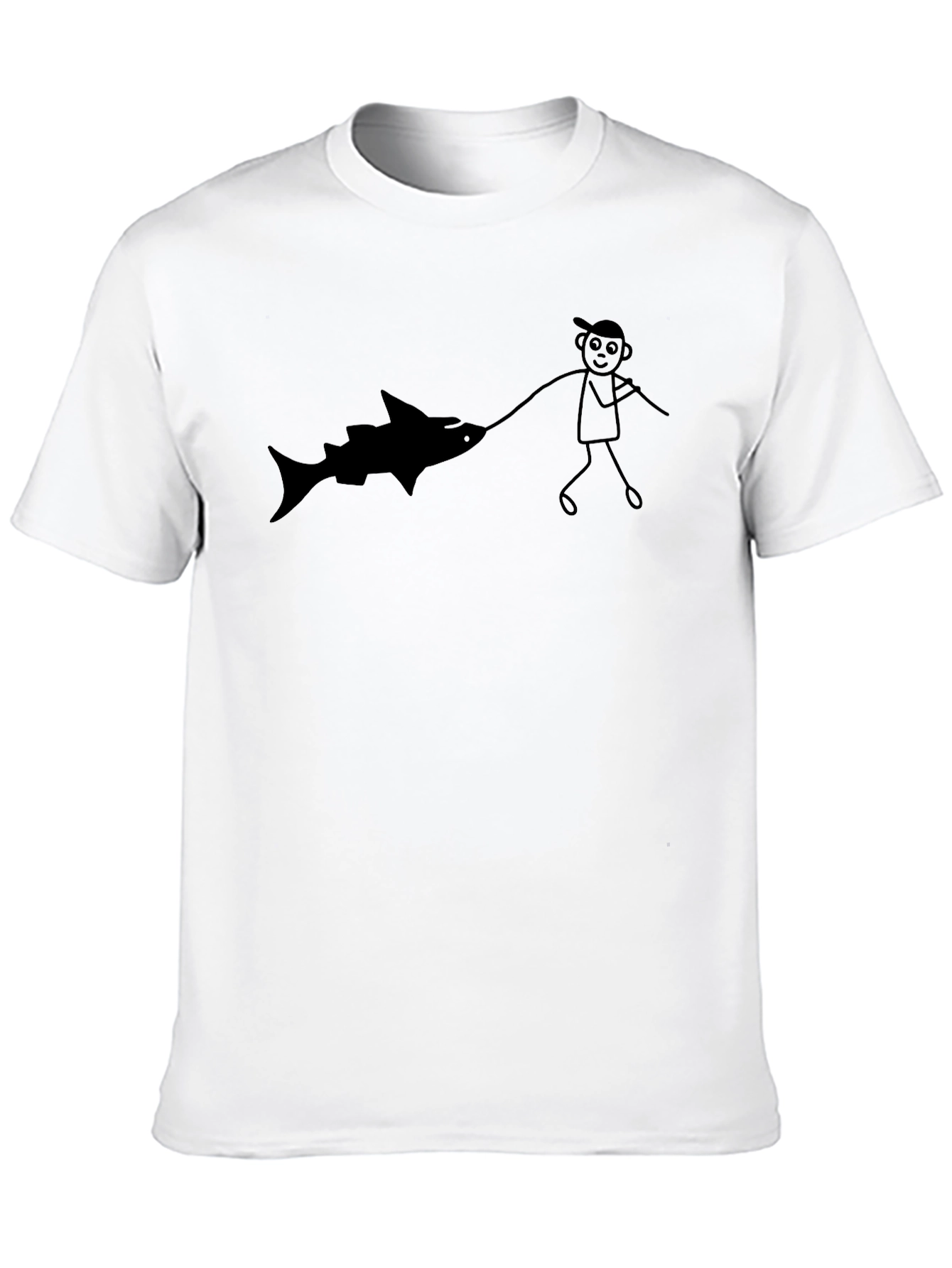 Black Shark Walker Novelty Graphic Tee - Mens view 10