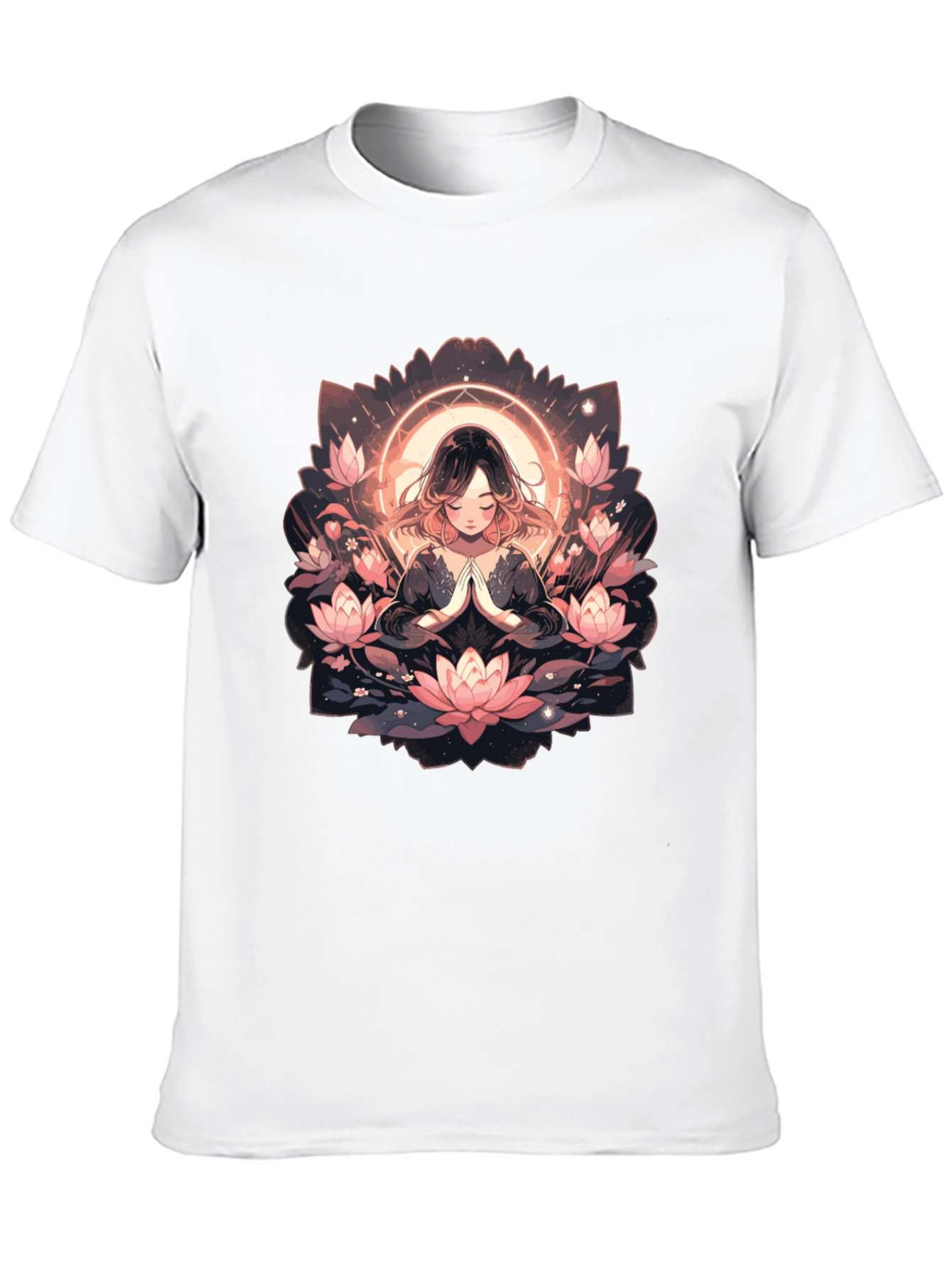 Black Lotus Mandala Graphic Tee - Unisex view 10