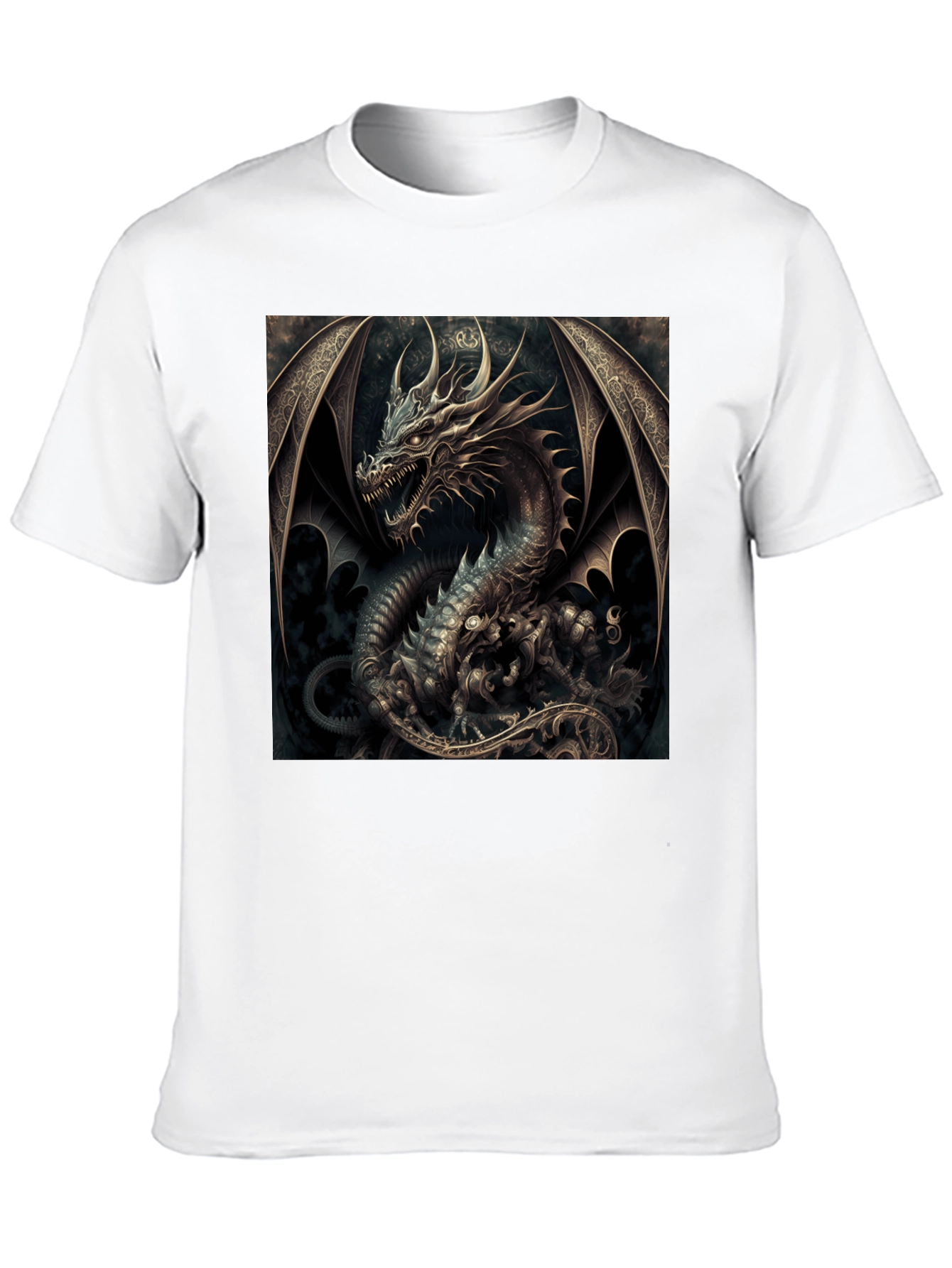 Black Dragon Graphic Black T-Shirt view 10