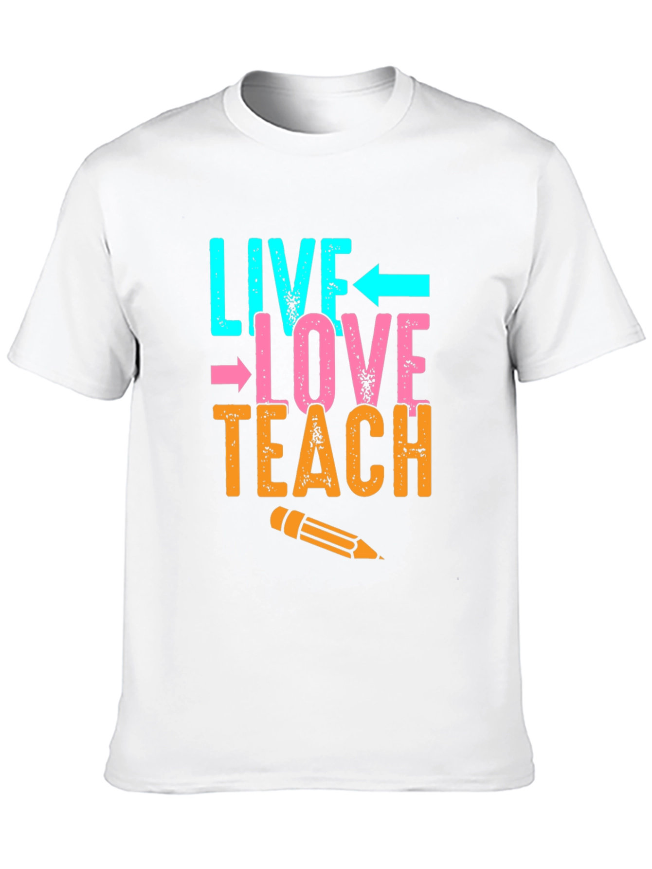 Black Live Love Teach T-Shirt - Teacher Appreciation Gift view 10