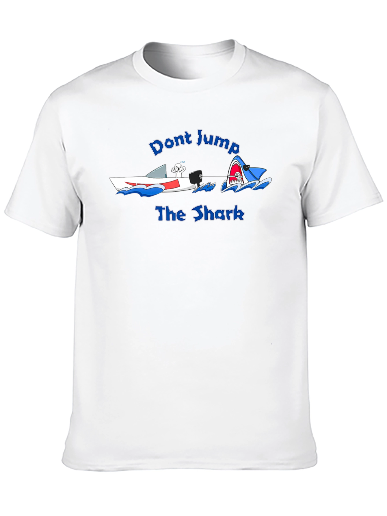 Black Don't Jump the Shark Graphic T-Shirt view 10
