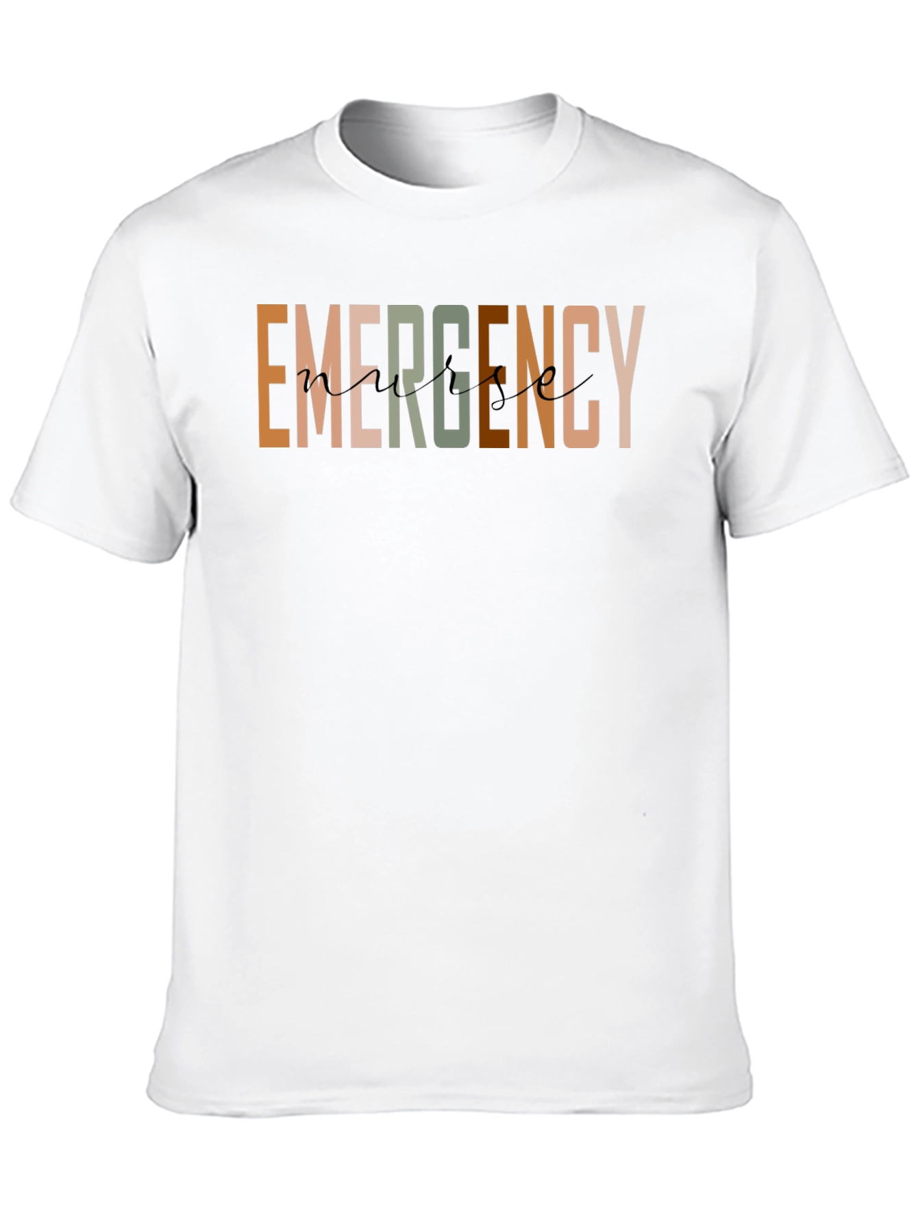Black Emergency Nurse Graphic T-Shirt view 10