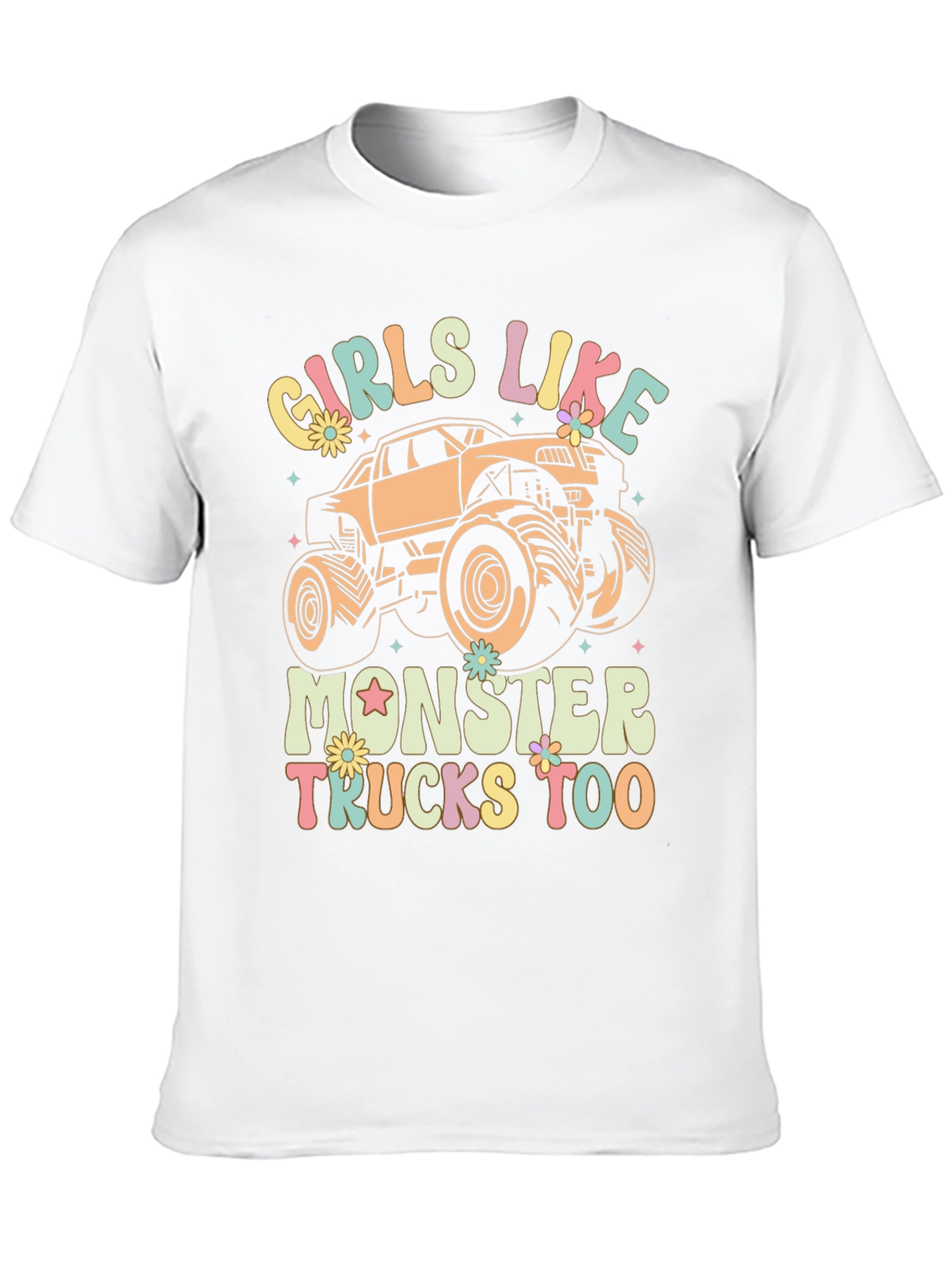 Black Girls Like Monster Trucks T-Shirt view 10
