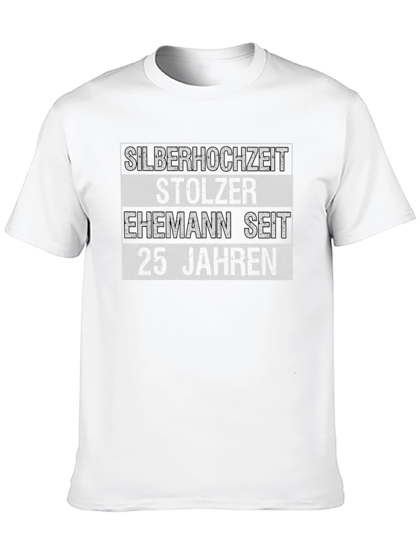 Black 25th Anniversary Husband T-Shirt view 10