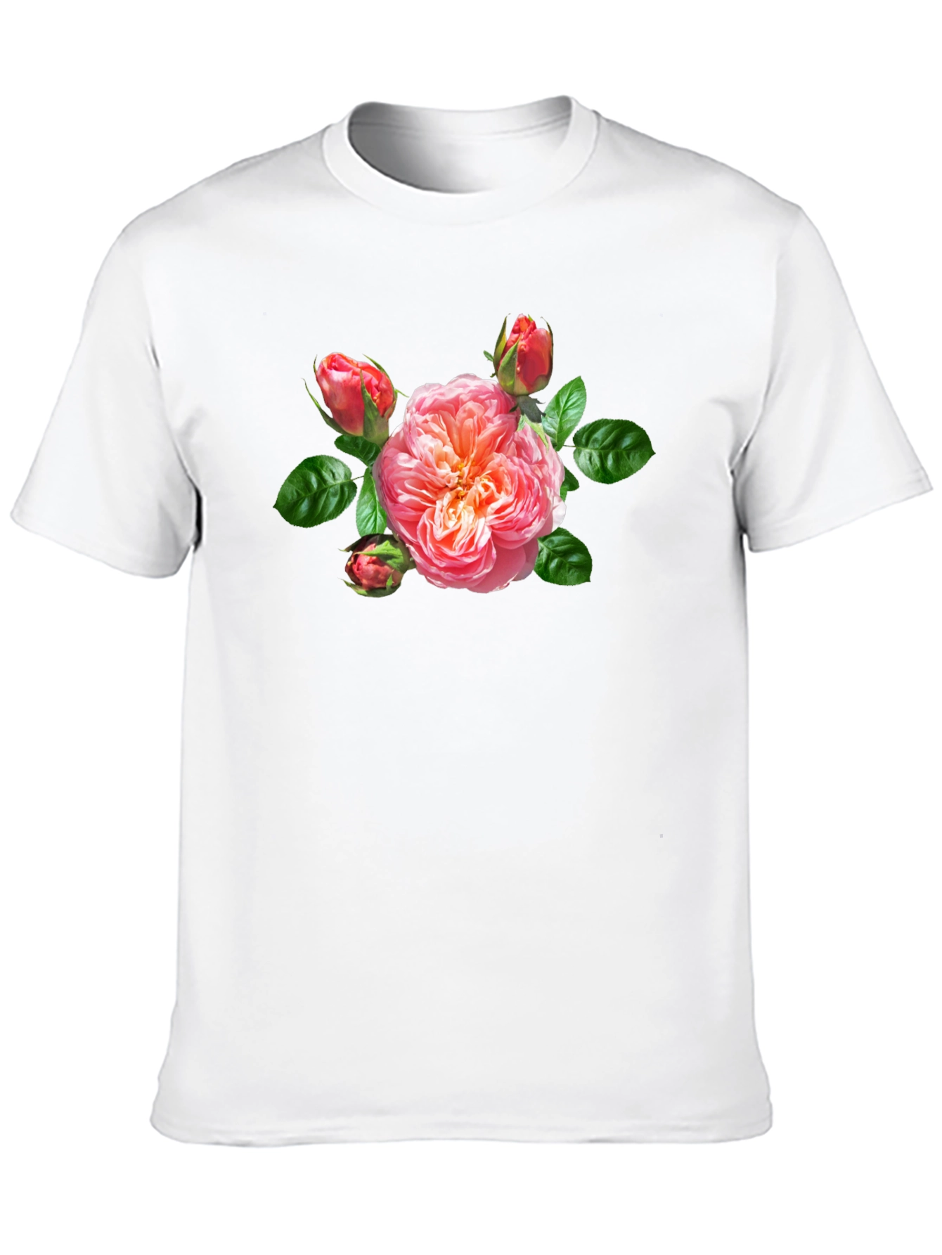 Black Floral Graphic Black T-Shirt view 10