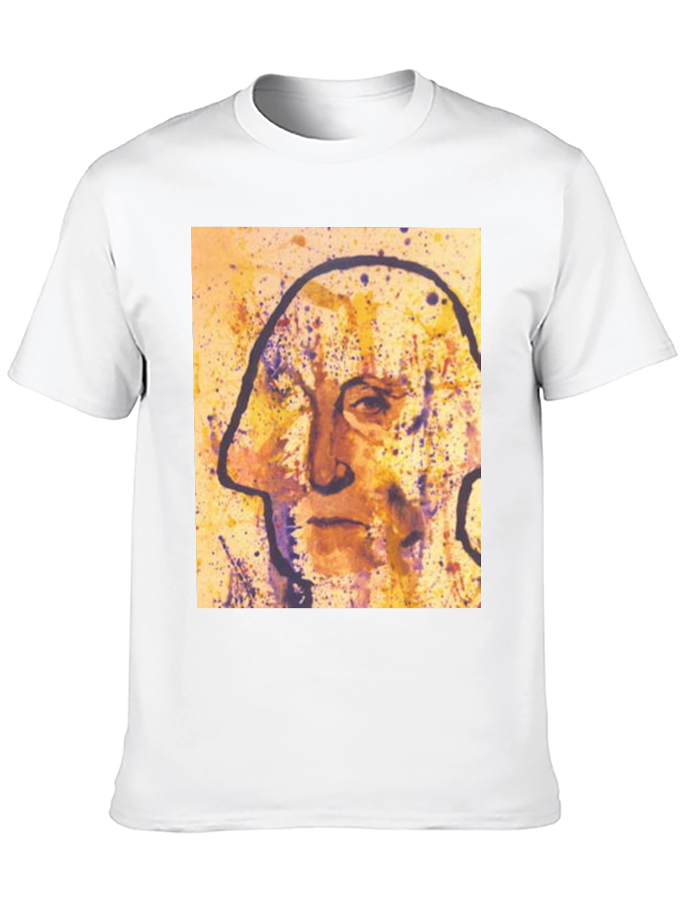 Black Abstract Washington T-Shirt view 10