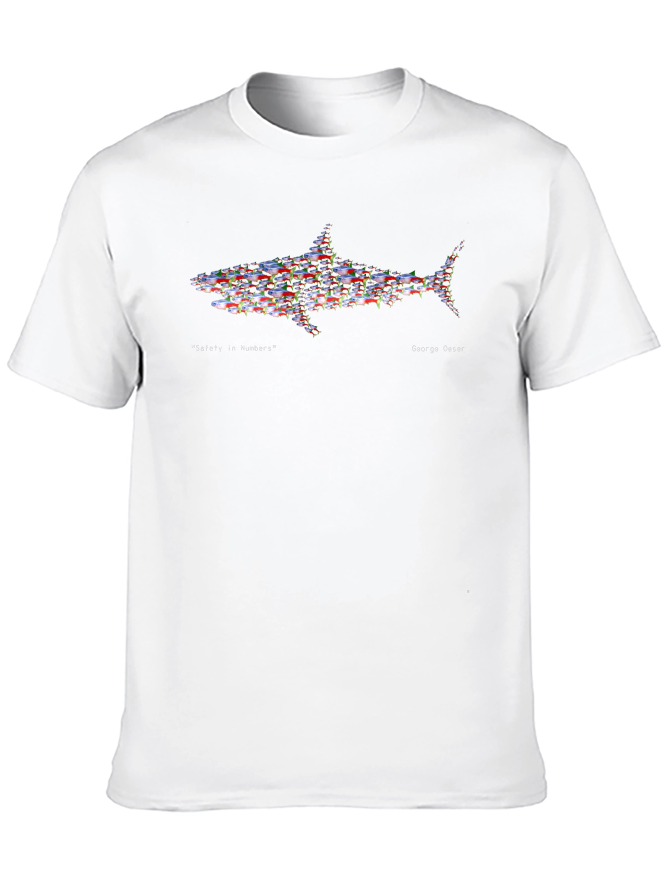 Black Shark "Safety in Numbers" Graphic T-Shirt view 10