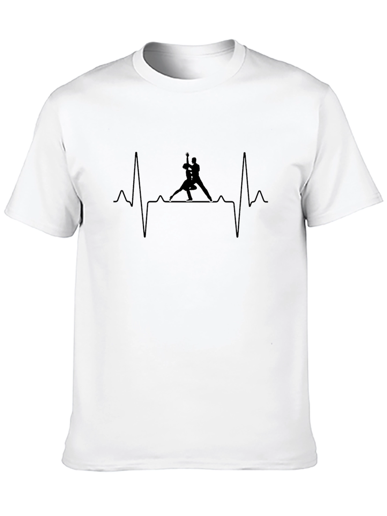 Black Dance Rhythm T-Shirt - Black Graphic Tee view 10