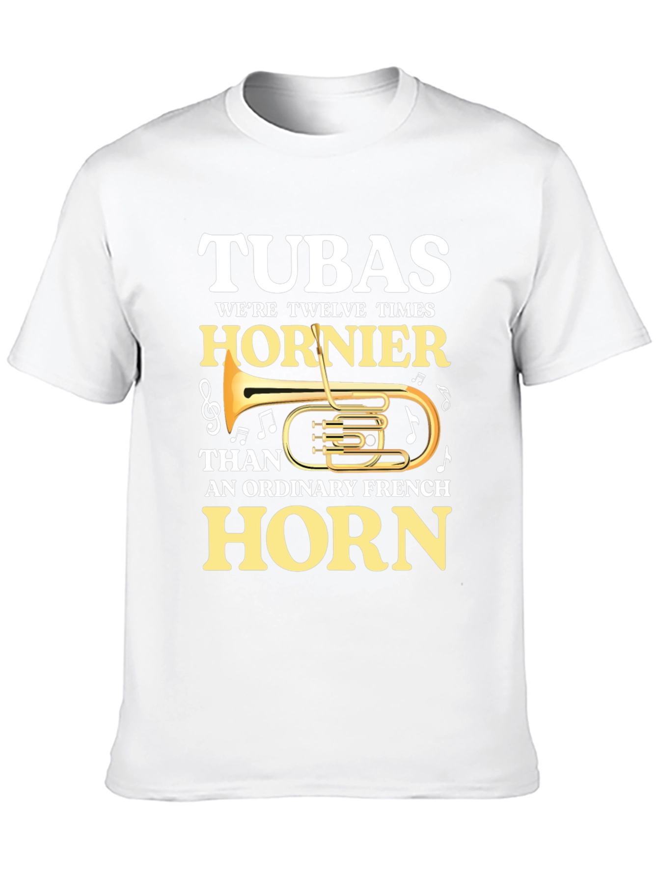 Black Tuba Horny T-Shirt - Band Geeks Tee view 10