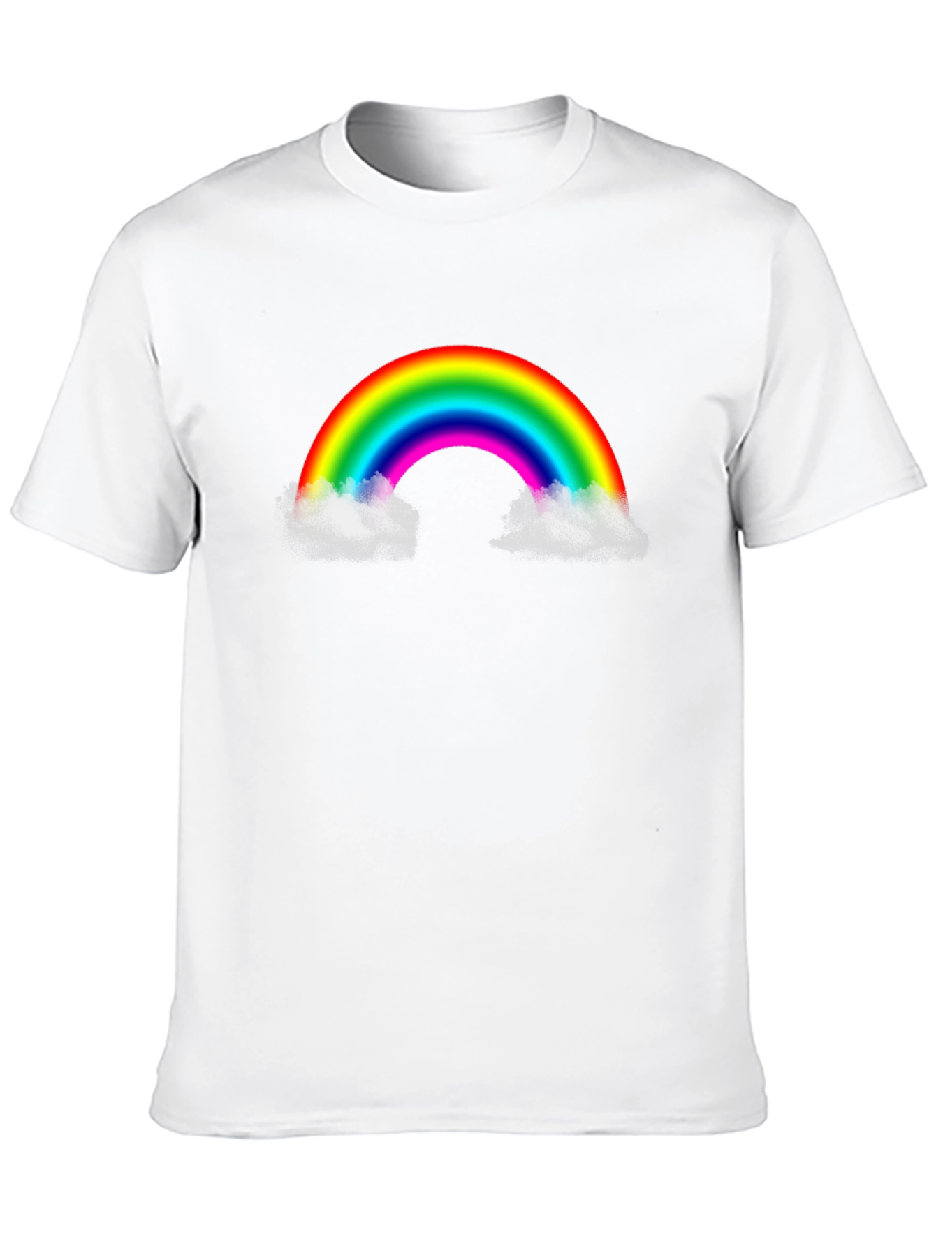 Black Rainbow Cloud Graphic T-Shirt view 10