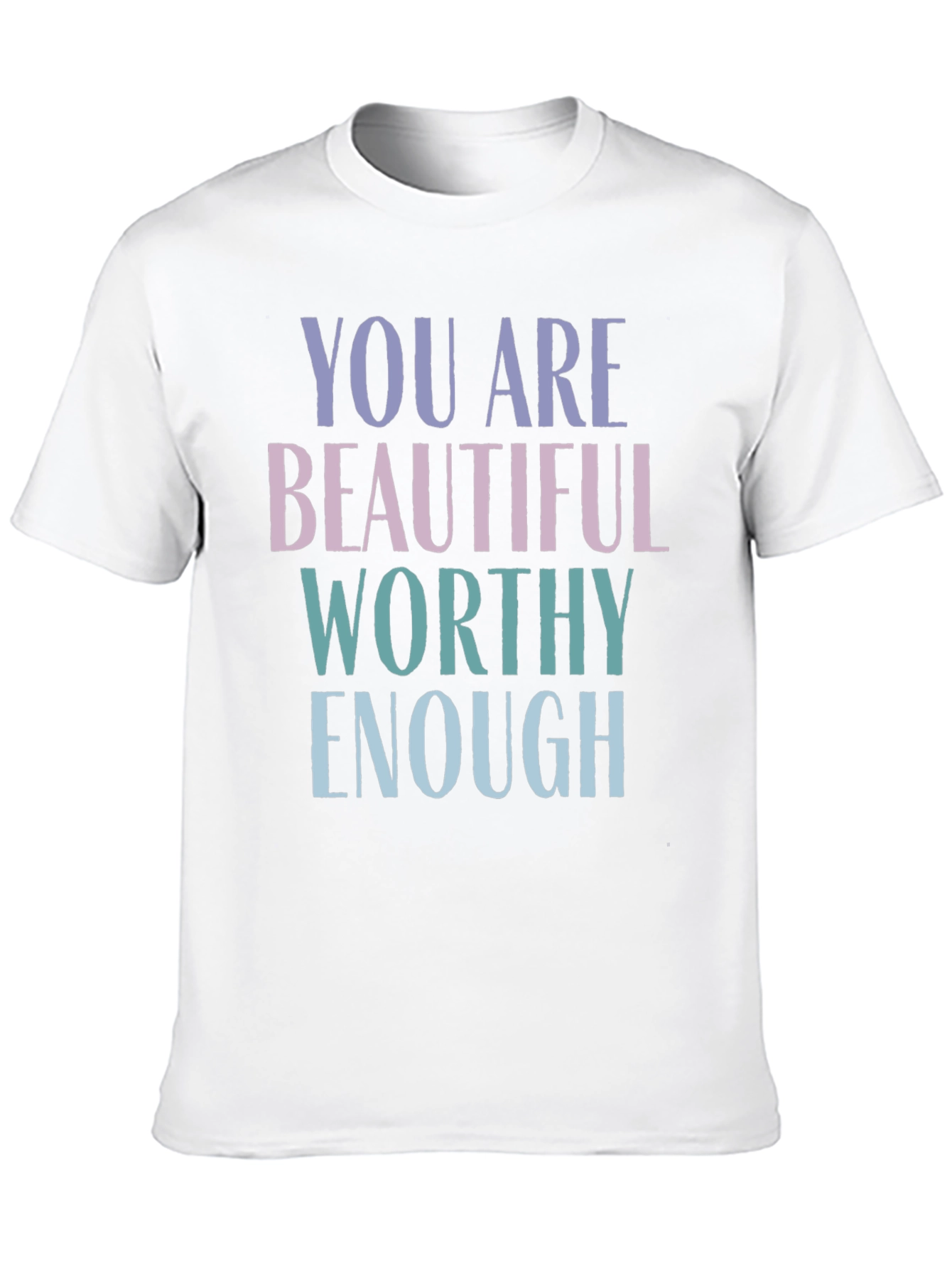 Black You Are Enough Graphic T-Shirt view 10
