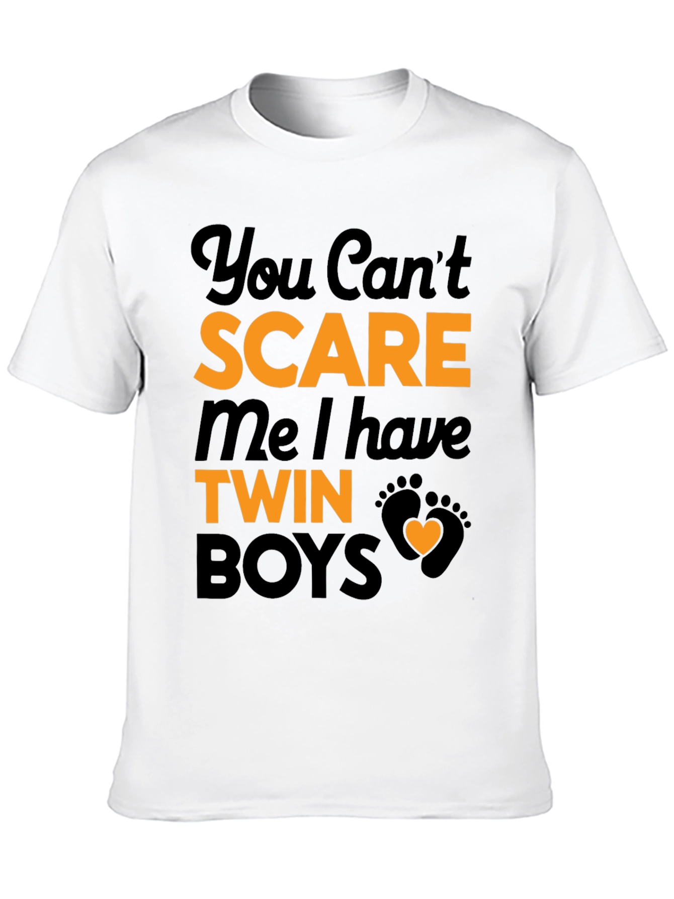 Black Twin Boys T-Shirt - You Can't Scare Me! view 10