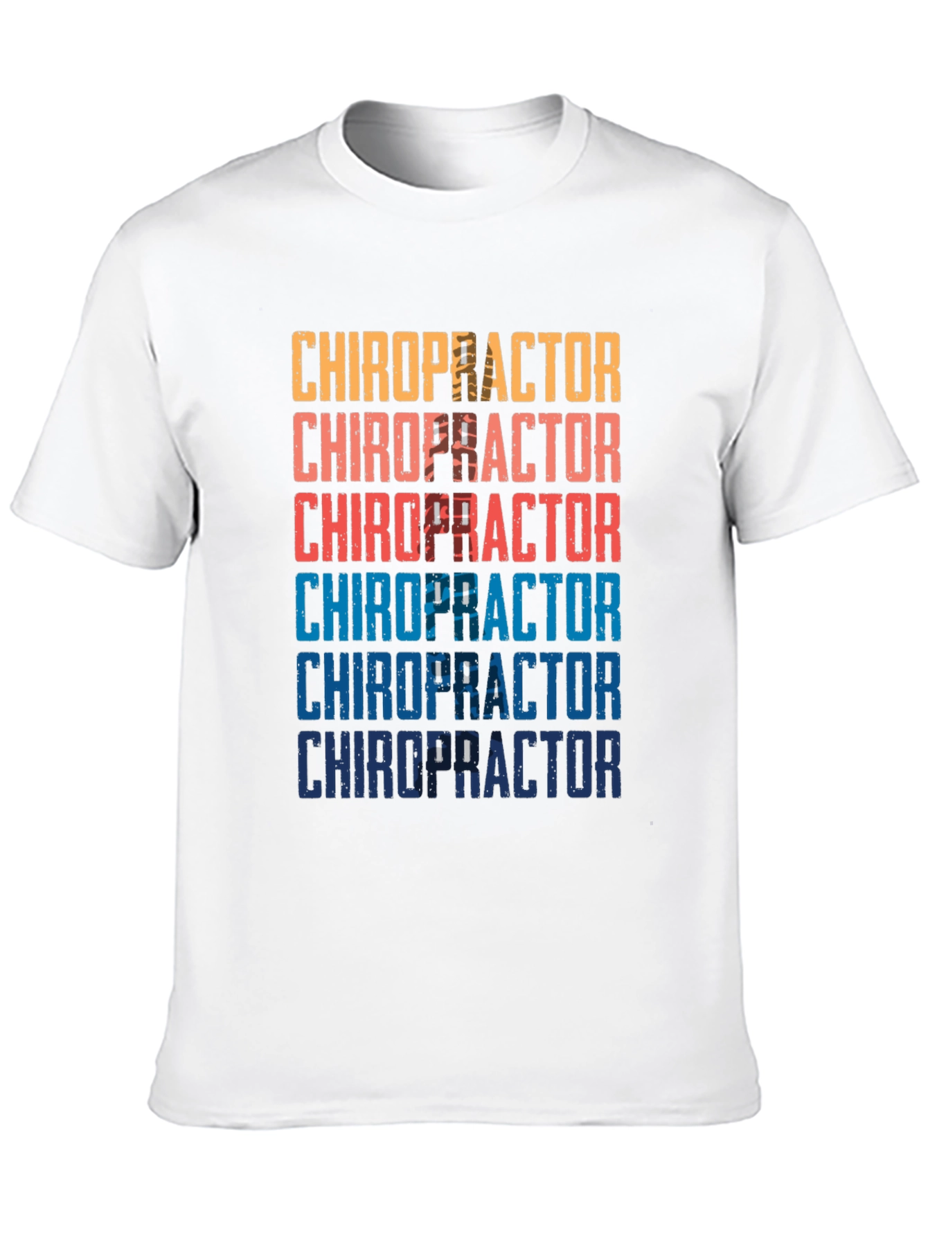 Black Chiropractor Vintage T-Shirt - Retro Style view 10